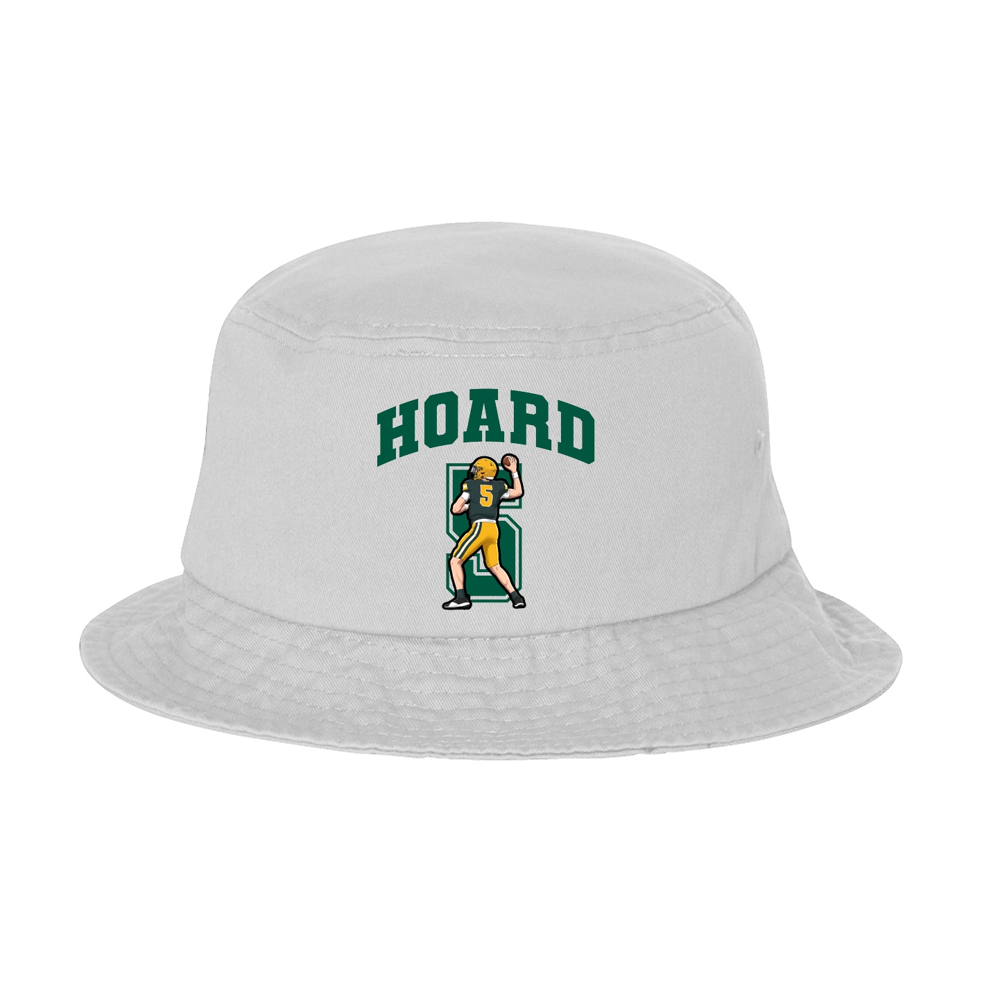 Bucket Cap — Number in White