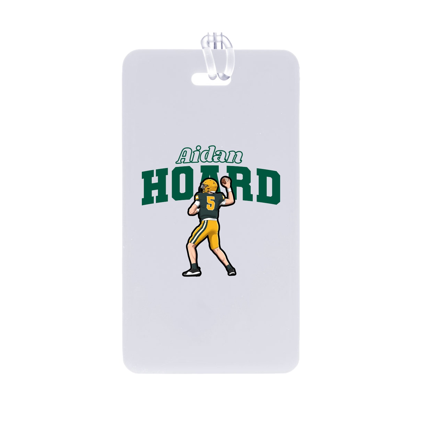 Bag Tag — Name Arch in Classic
