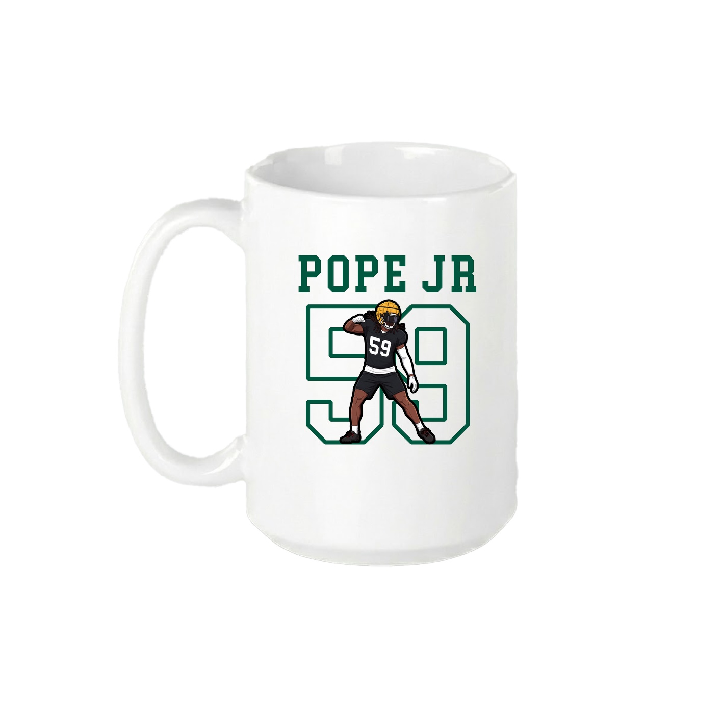 15oz Coffee Mug — Shirsey in White