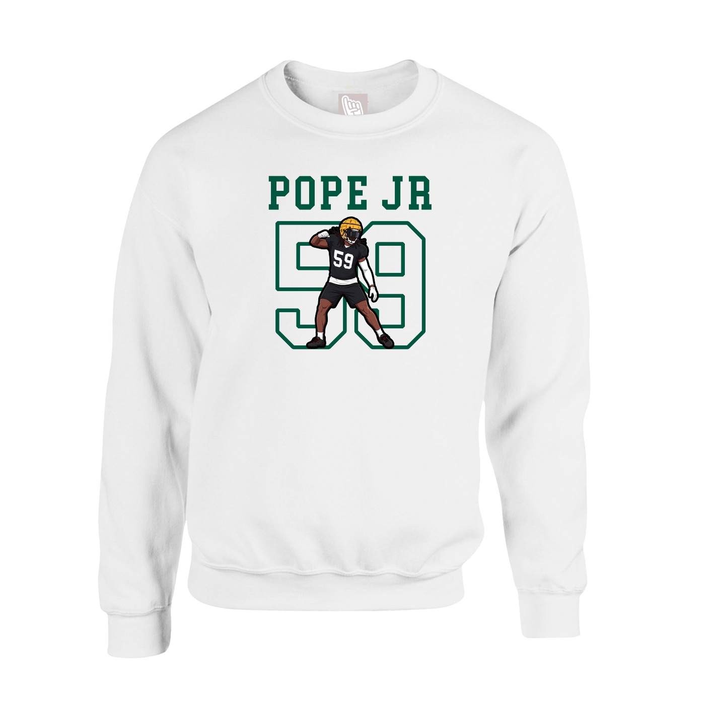 Fleece Crew — Shirsey in White