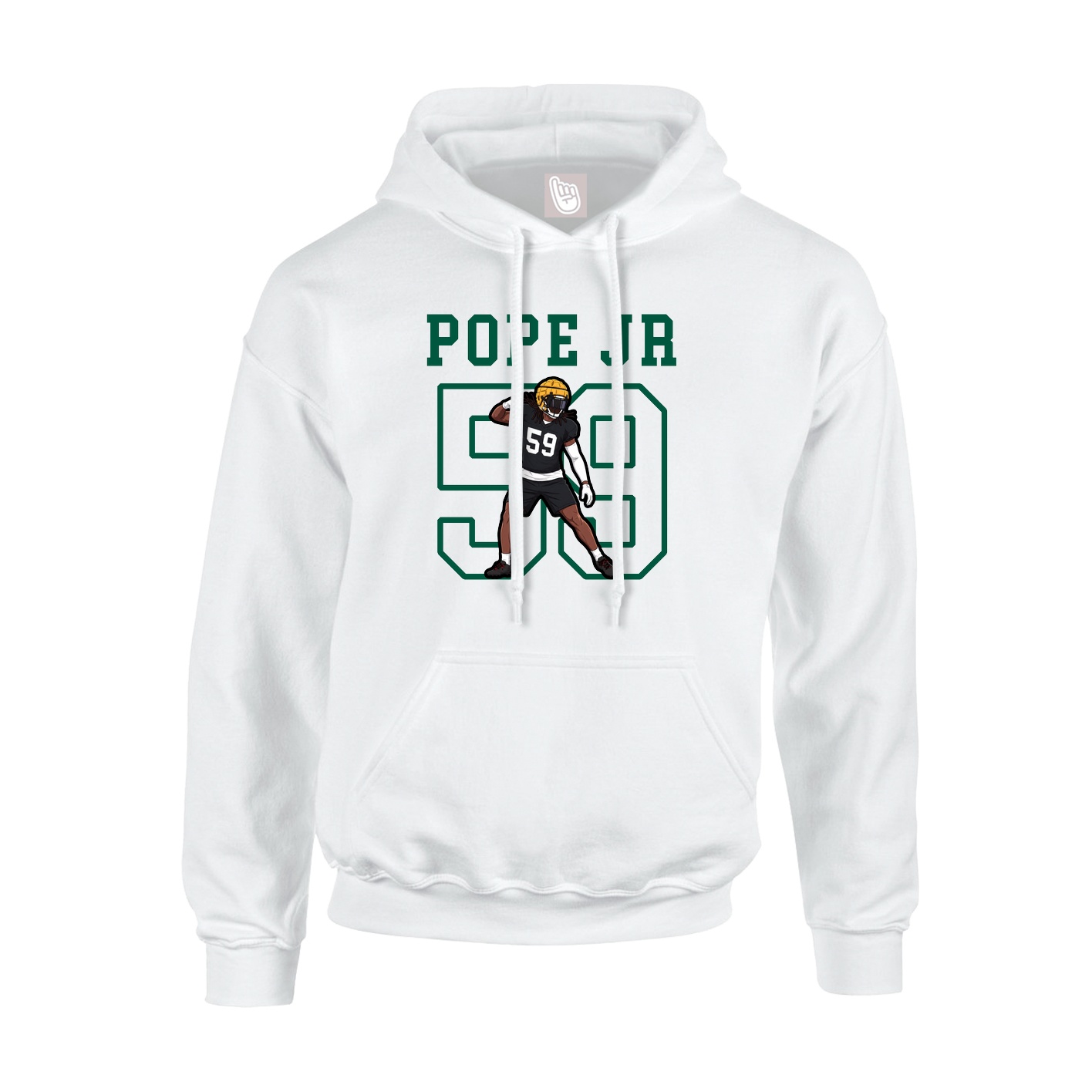 Youth Hoodie — Shirsey in White