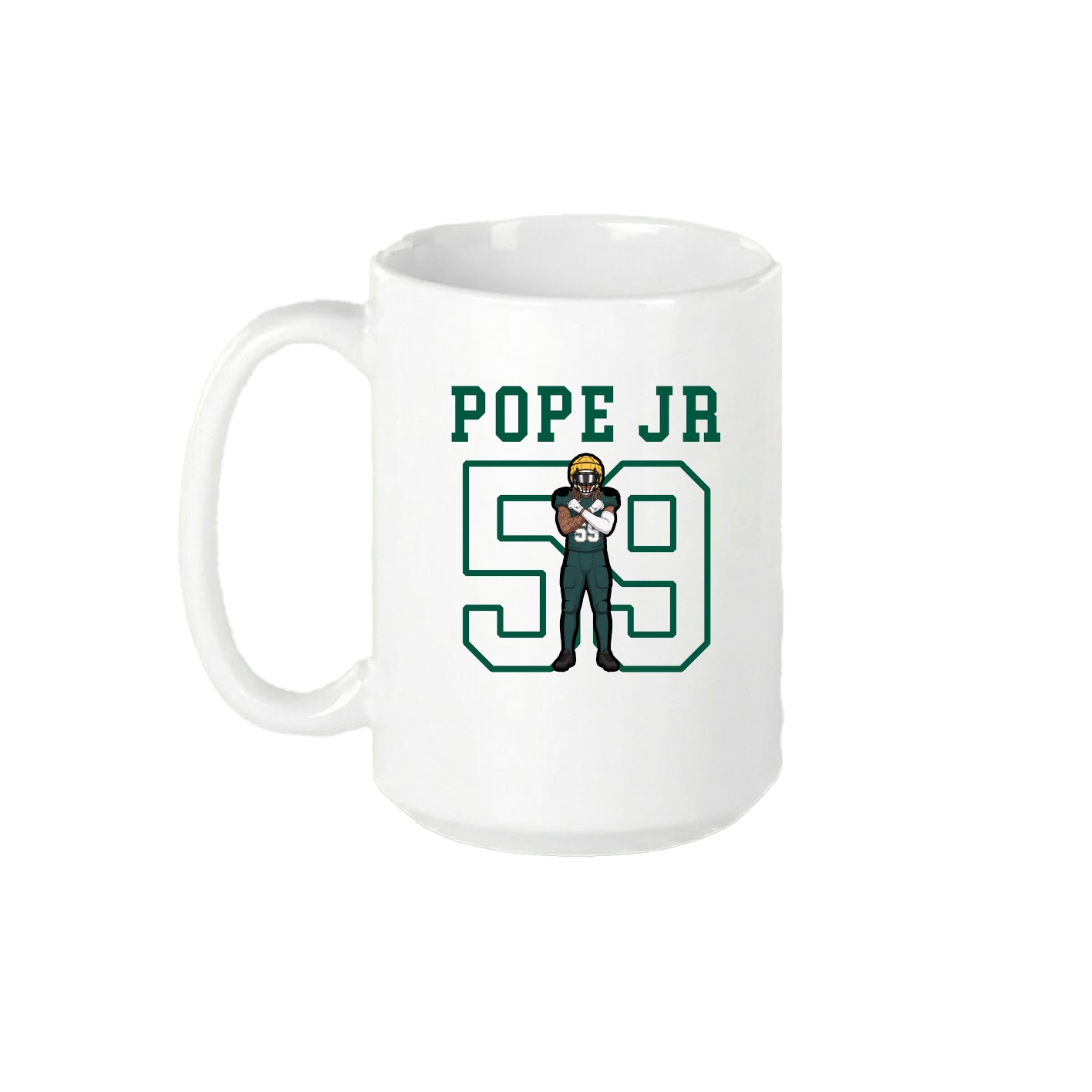 15oz Coffee Mug — Shirsey in White