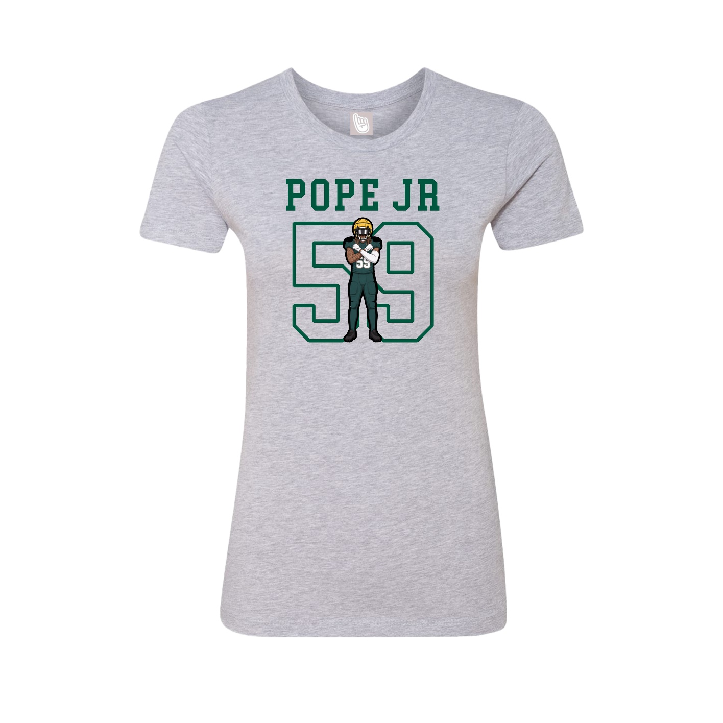 Fitted Women's Tee — Shirsey in Grey