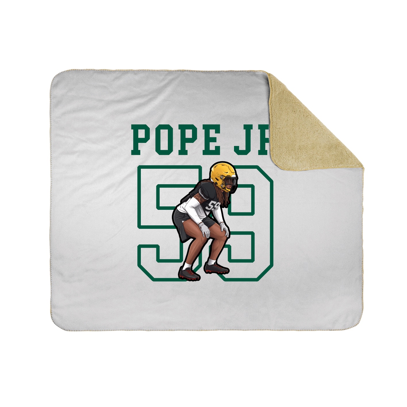 Throw Blanket — Shirsey in White