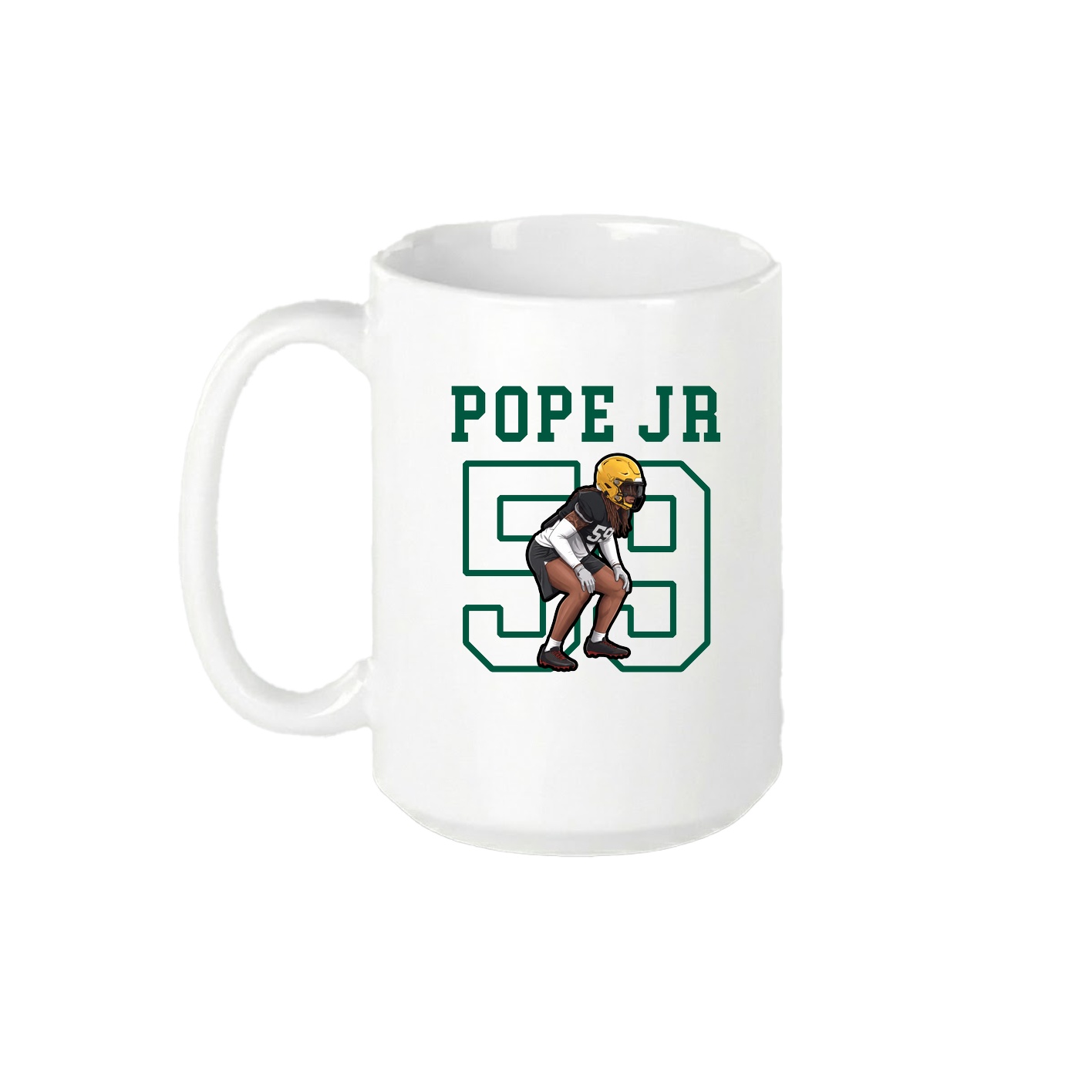 15oz Coffee Mug — Shirsey in White