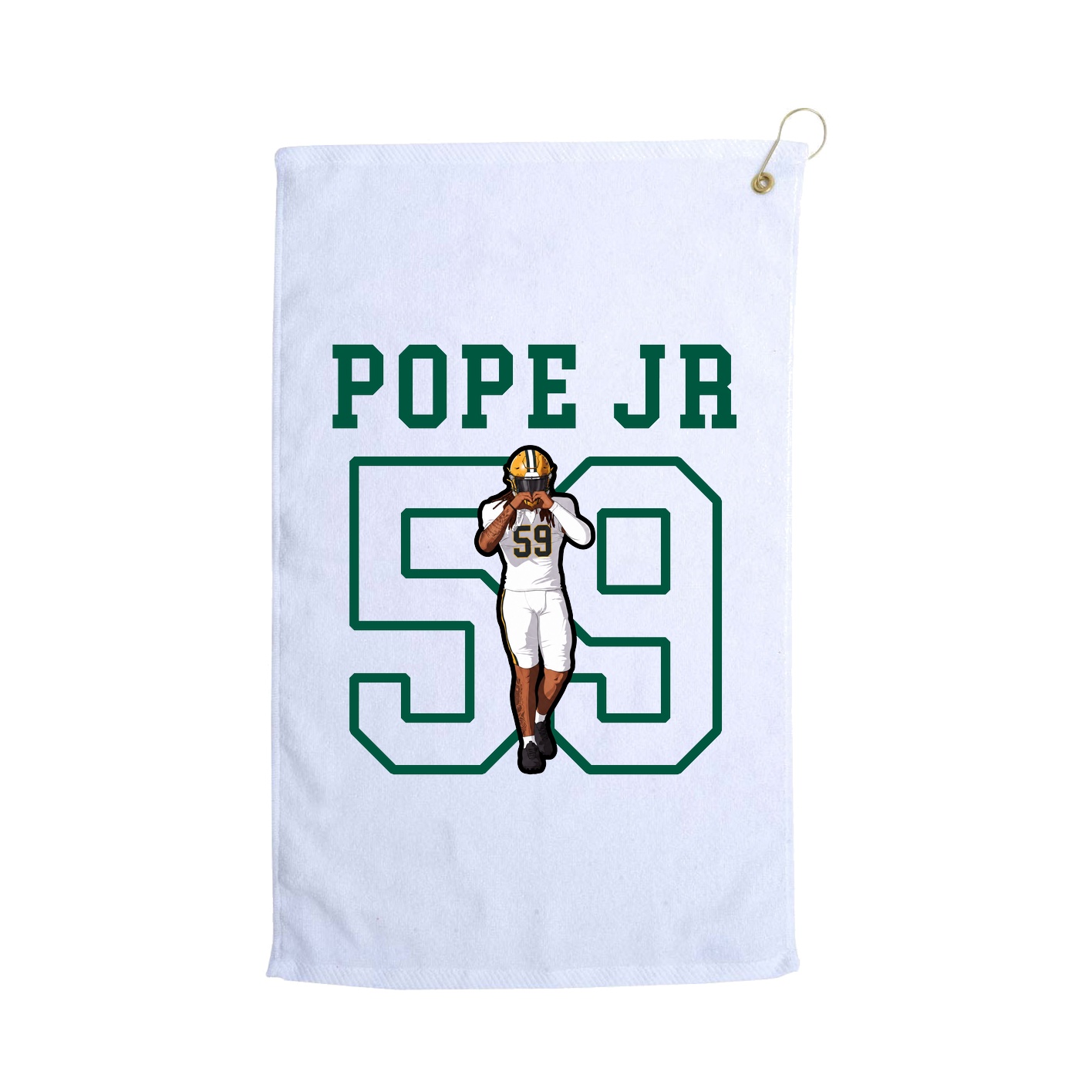 Golf Towel — Shirsey in White