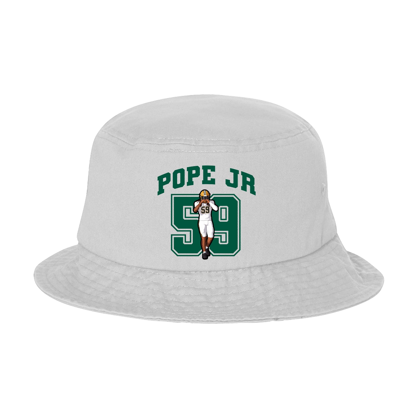 Bucket Cap — Number in White