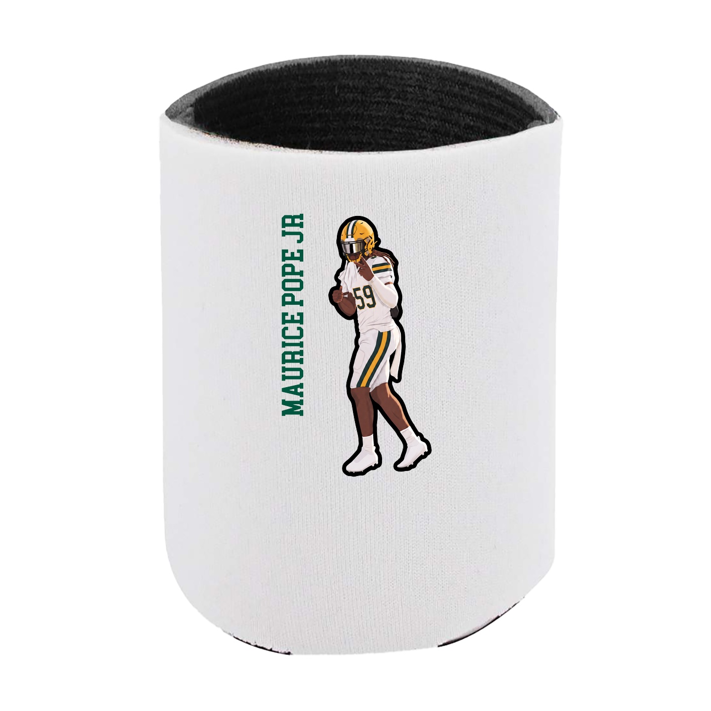 Can Holder — Name Vertical in White