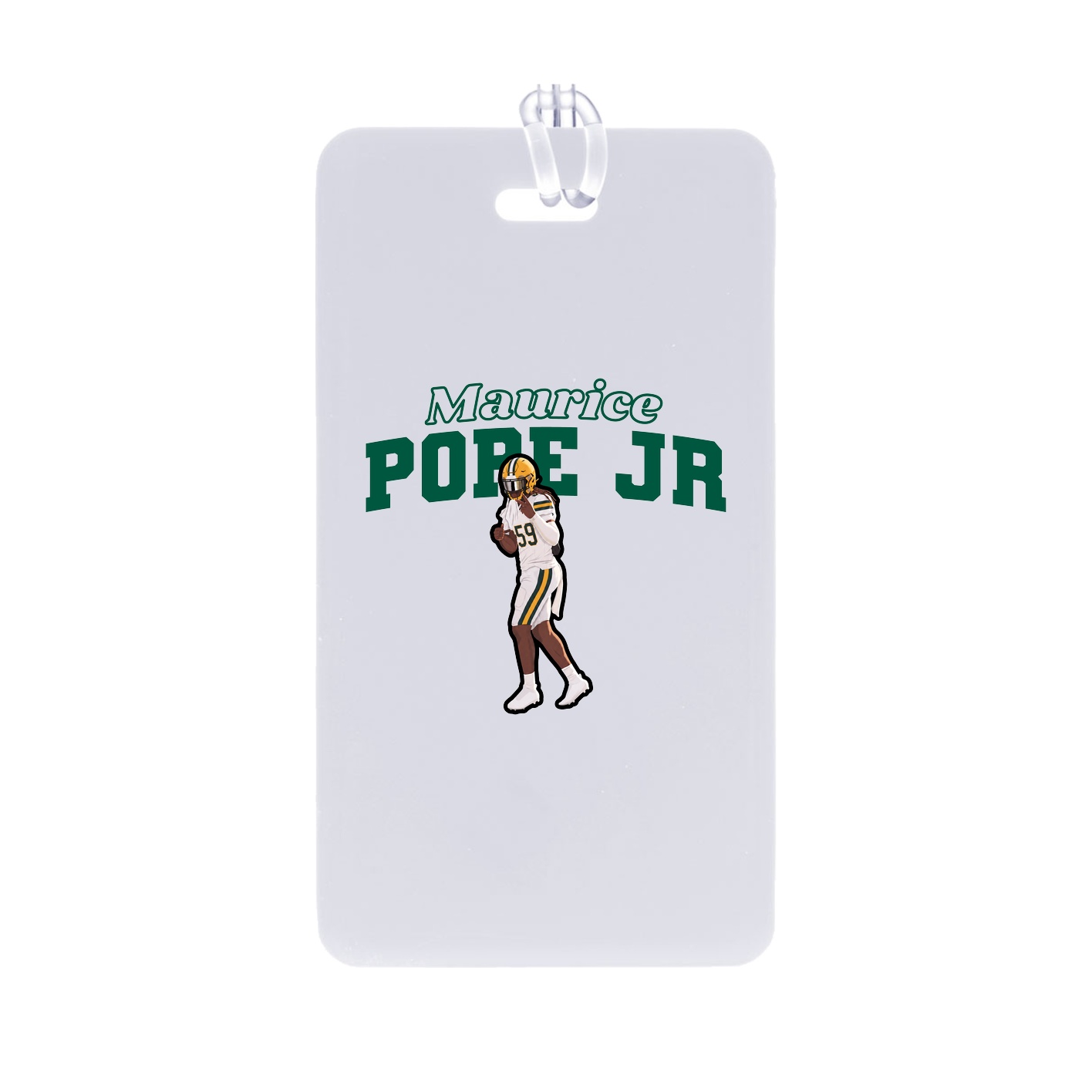 Bag Tag — Name Arch in Classic