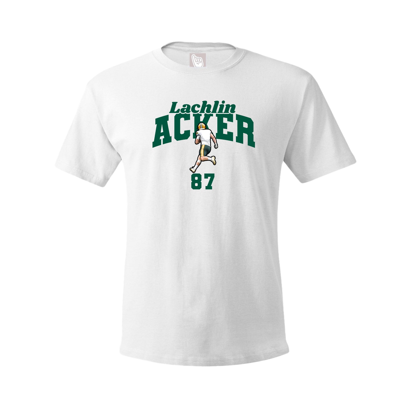 Youth Tee — Signature Arch in White
