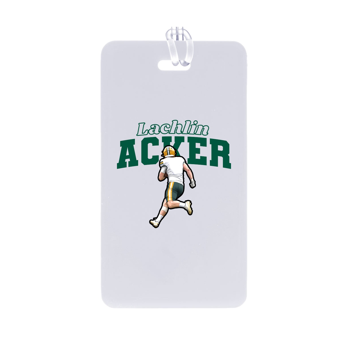 Bag Tag — Name Arch in Classic