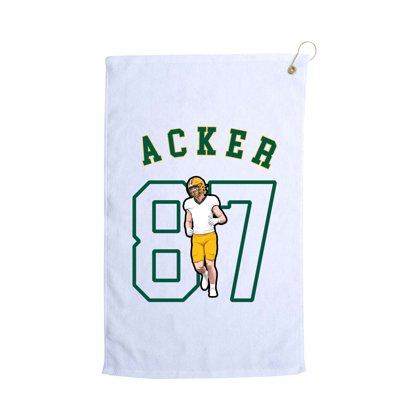 Golf Towel — Shirsey Arch in White