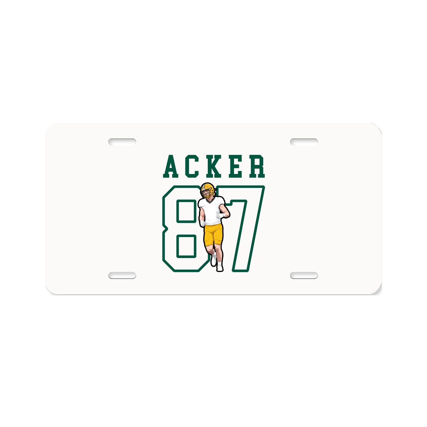 License Plate — Shirsey in Classic