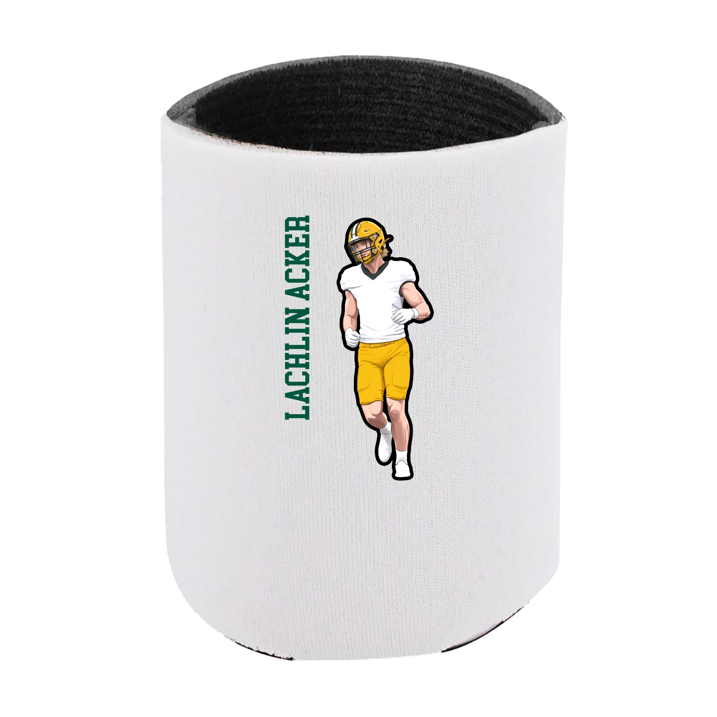 Can Holder — Name Vertical in White