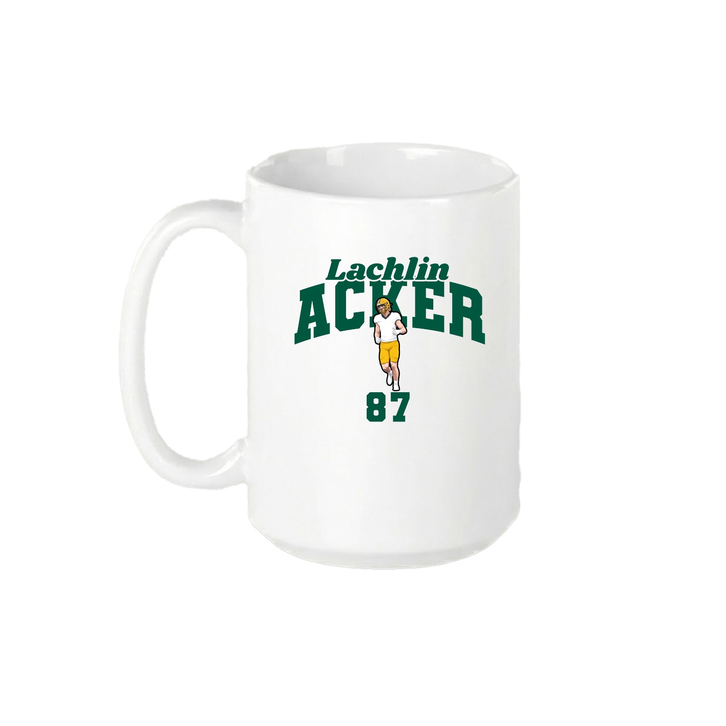 15oz Coffee Mug — Signature Arch in White