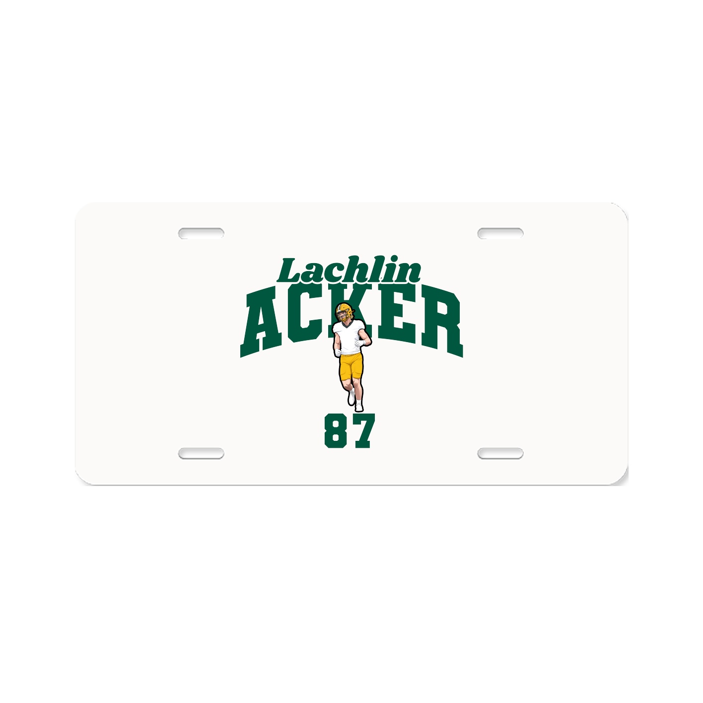 License Plate — Signature Arch in Classic