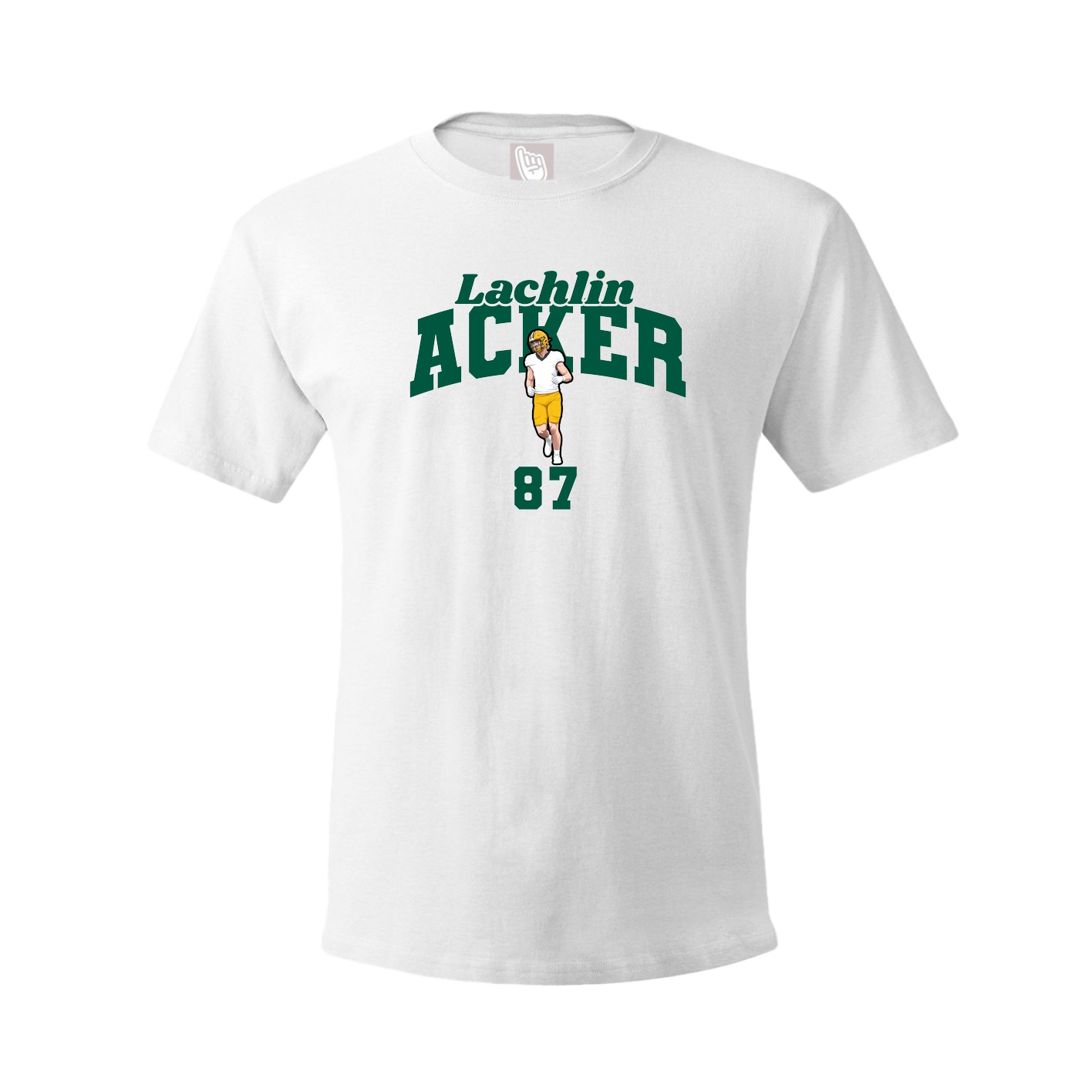 Youth Tee — Signature Arch in White
