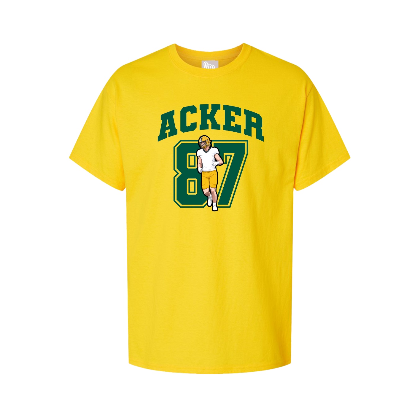 Youth Tee — Number in Gold