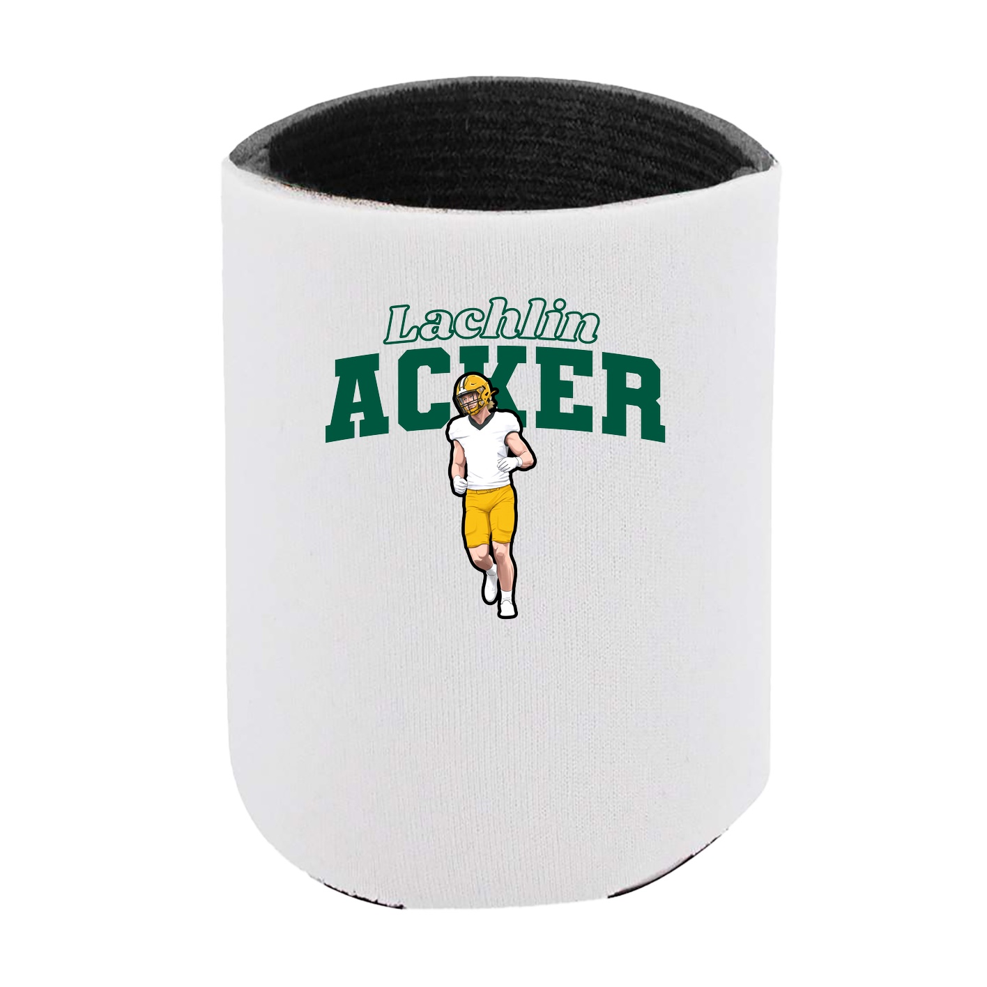 Can Holder — Name Arch in White
