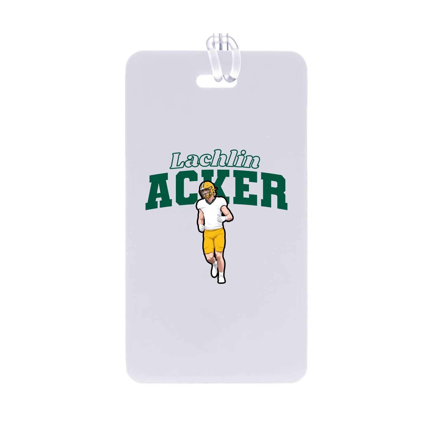 Bag Tag — Name Arch in Classic