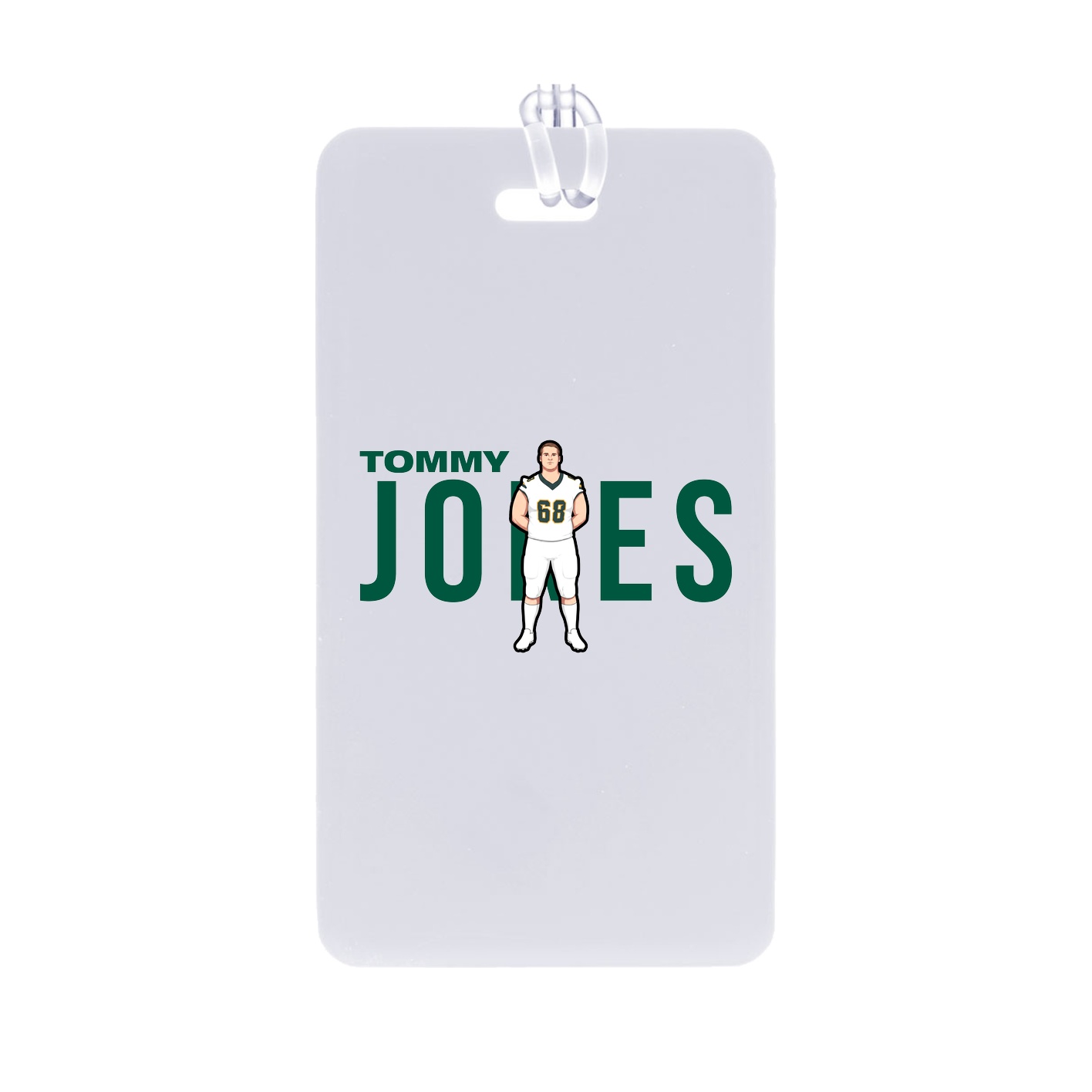Bag Tag — Player Name in Classic
