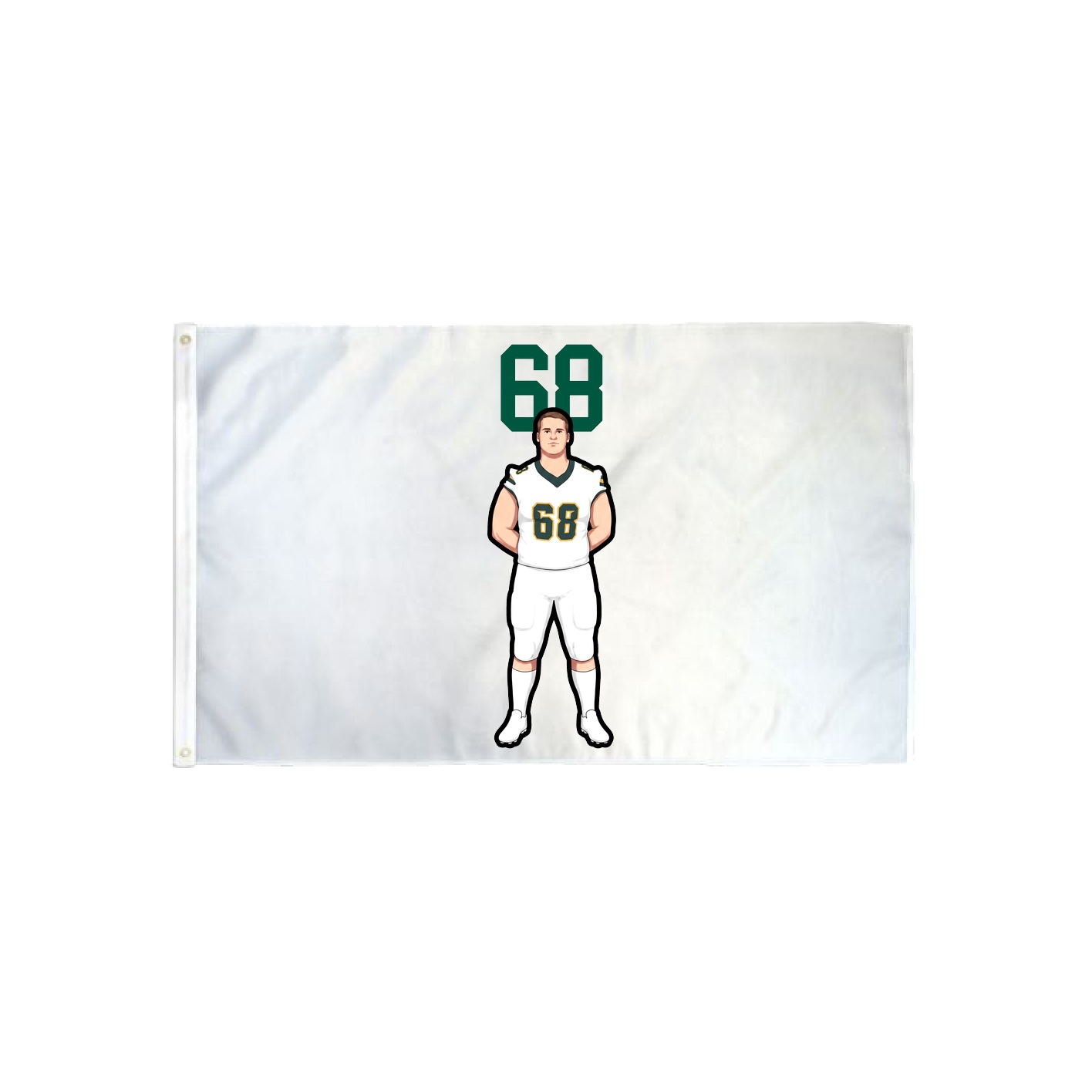 3x5 Flag — Number Top in Classic