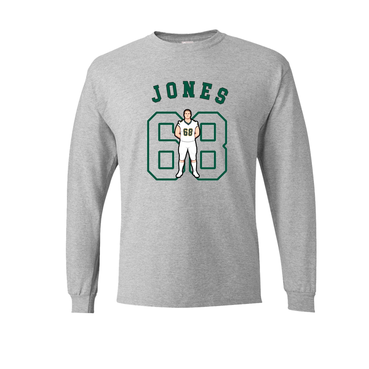 Long Sleeve Tee — Shirsey Arch in Grey
