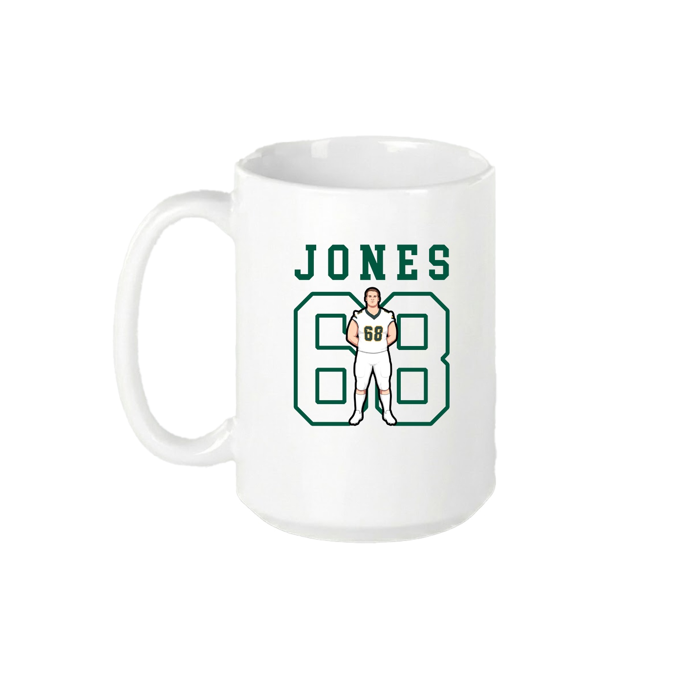 15oz Coffee Mug — Shirsey in White