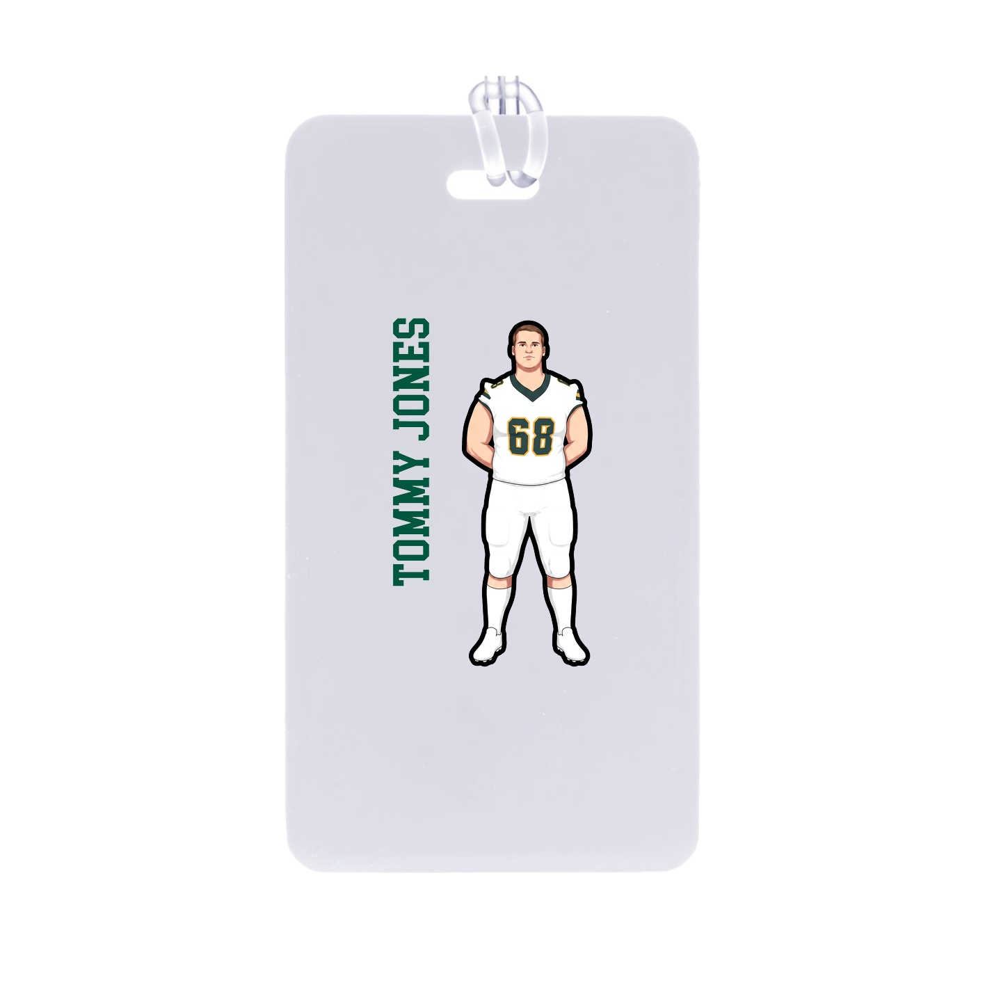 Bag Tag — Name Vertical in Classic