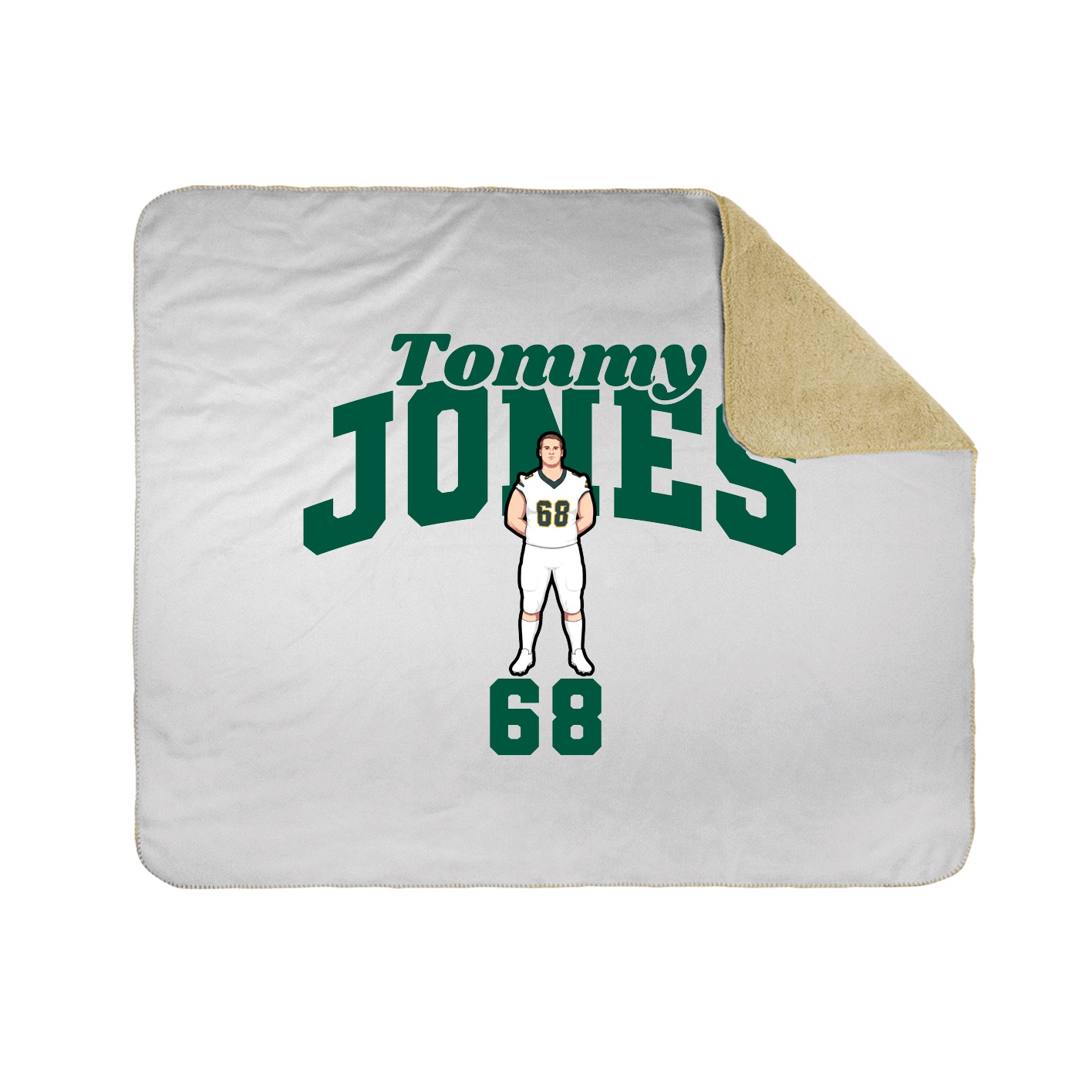 Throw Blanket — Signature Arch in White