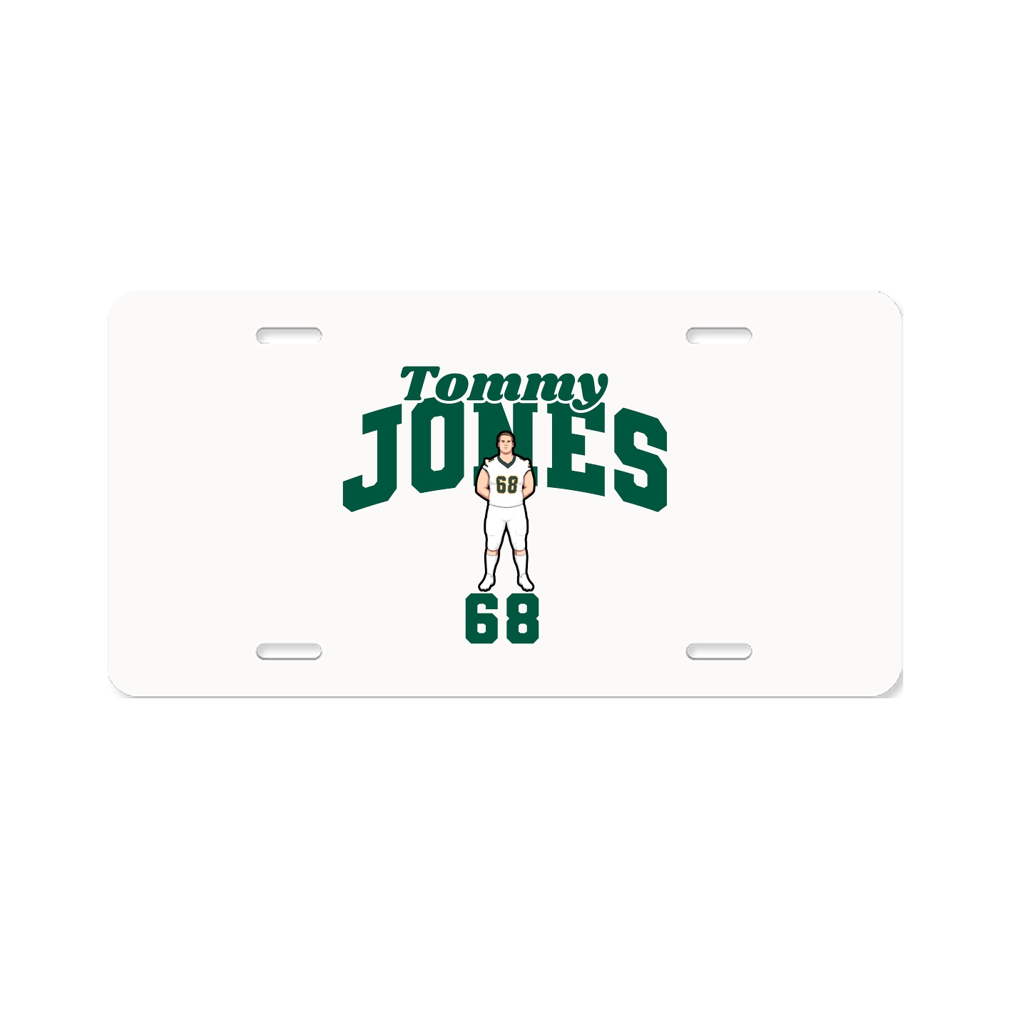 License Plate — Signature Arch in Classic