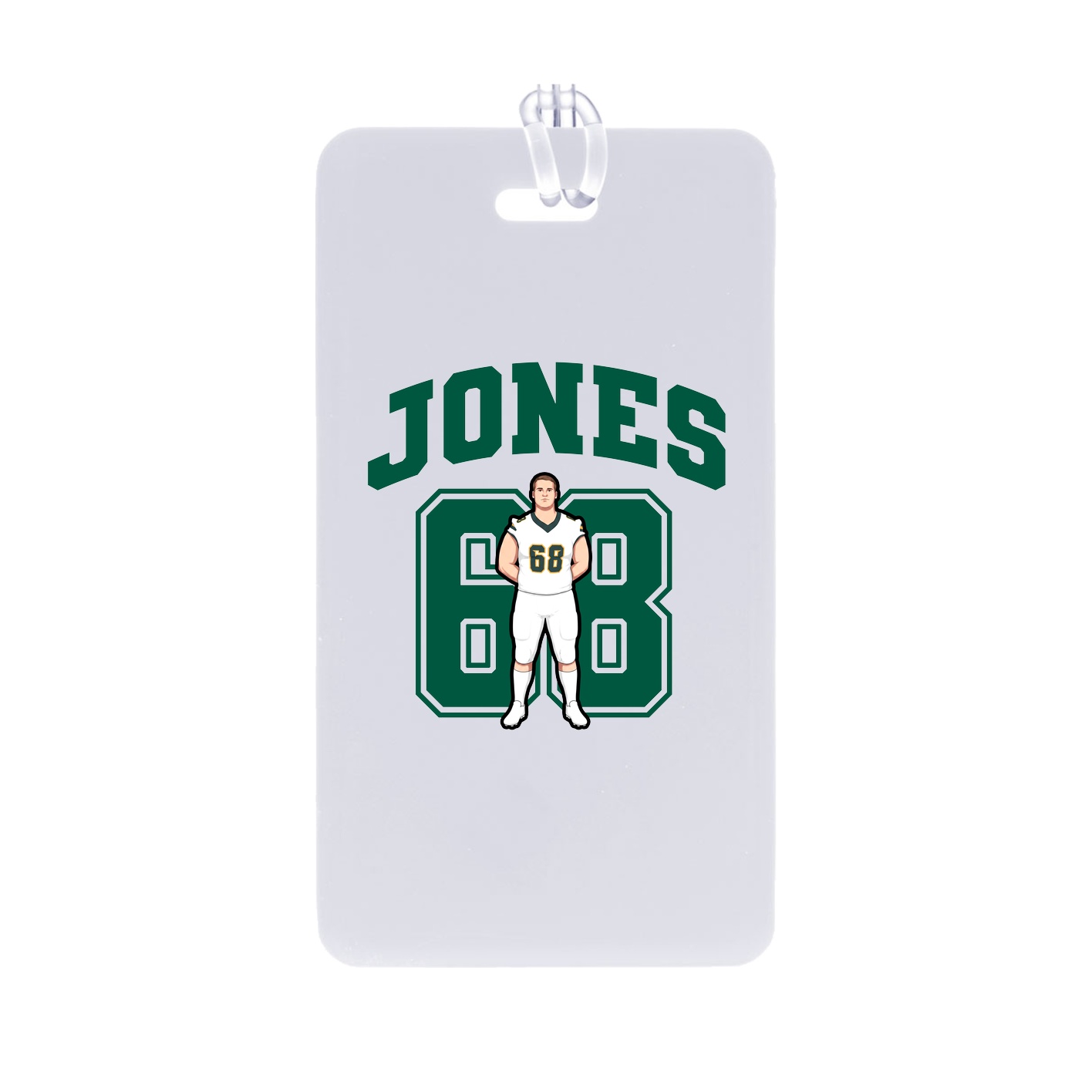 Bag Tag — Number in Classic
