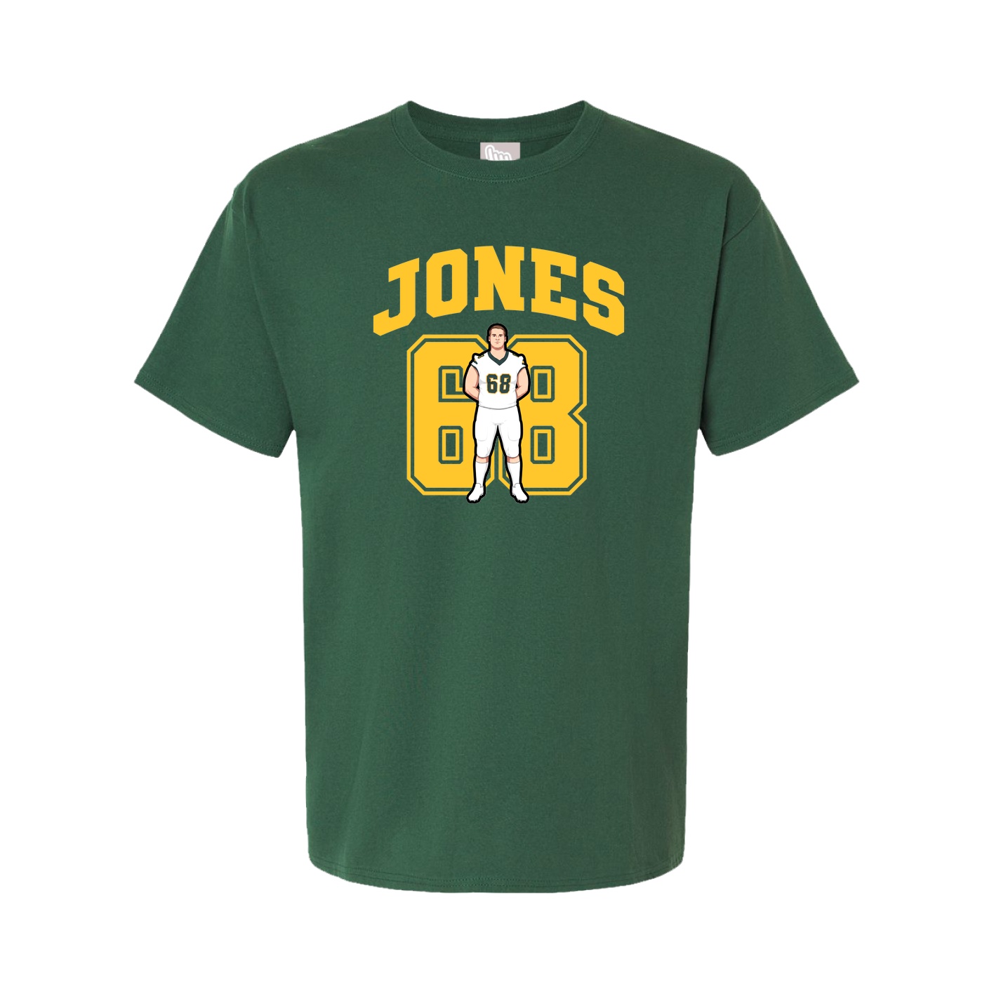 Youth Tee — Number in Green