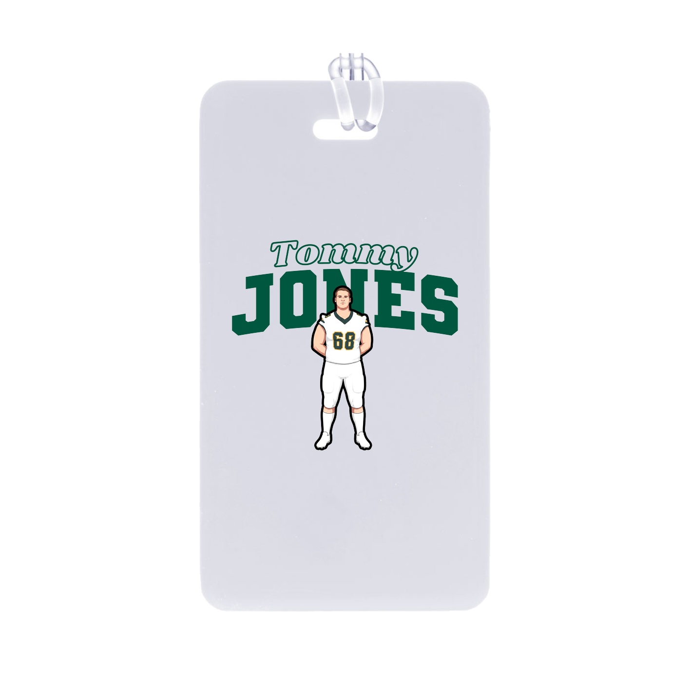 Bag Tag — Name Arch in Classic