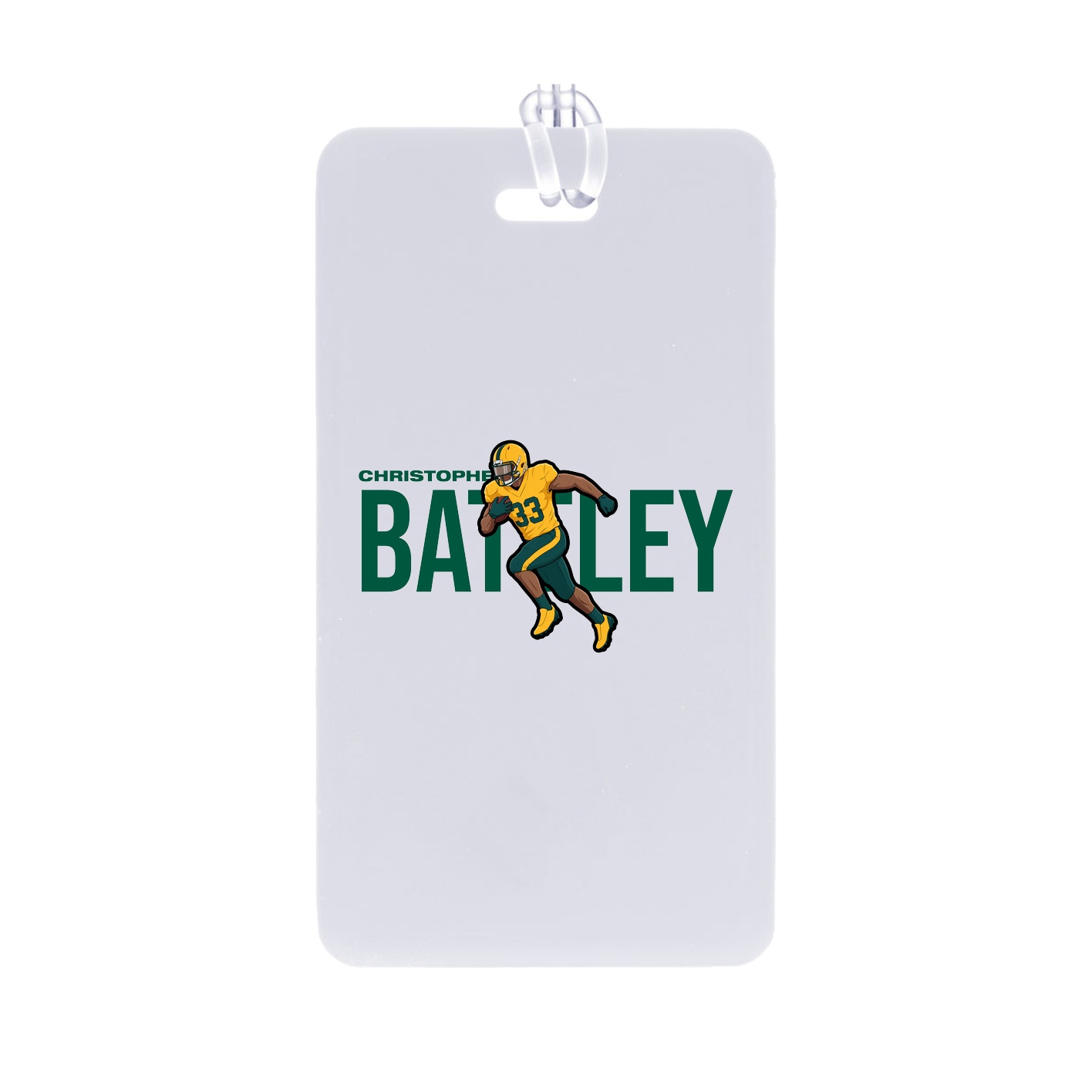 Bag Tag — Player Name in Classic