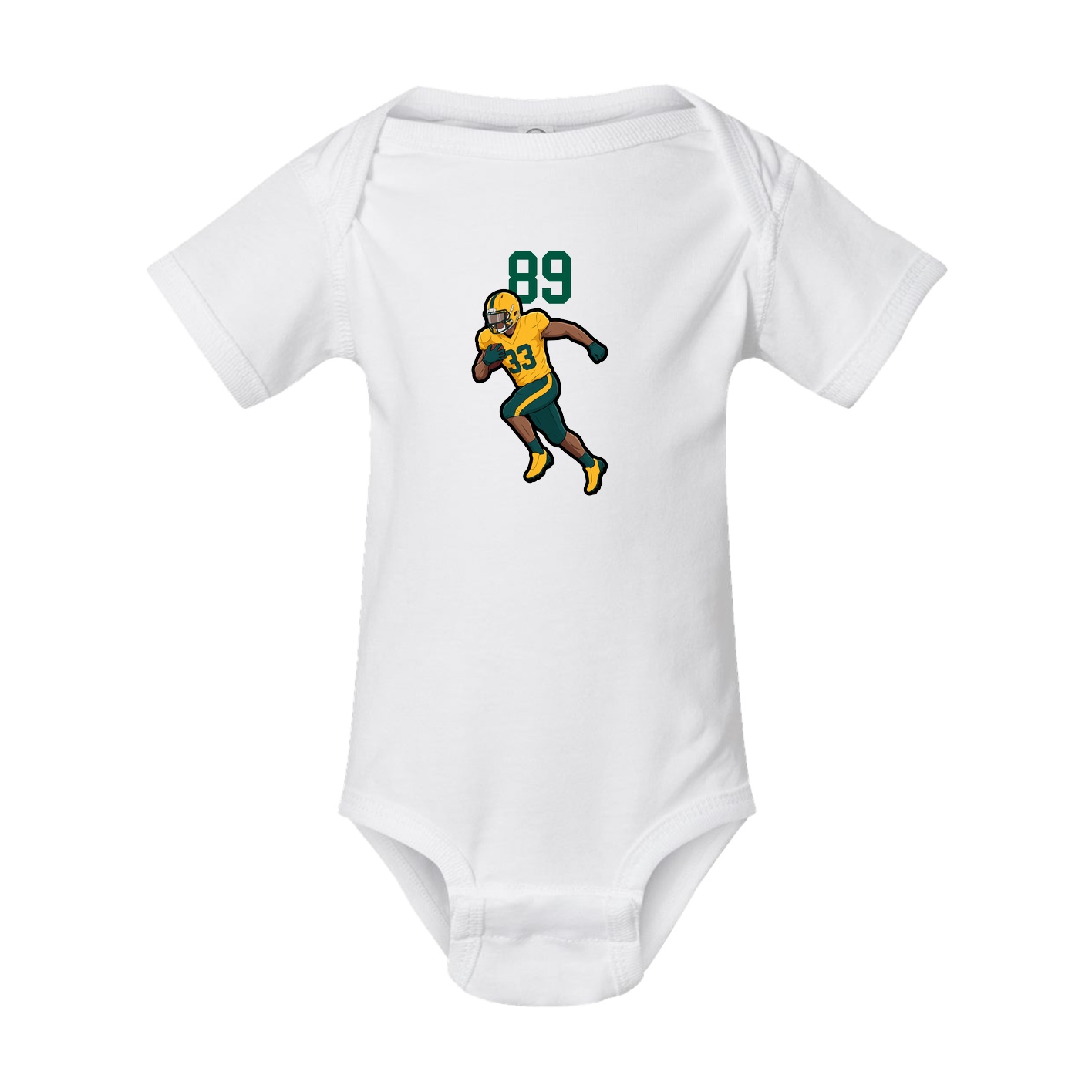 Baby Onesie — Number Top in White