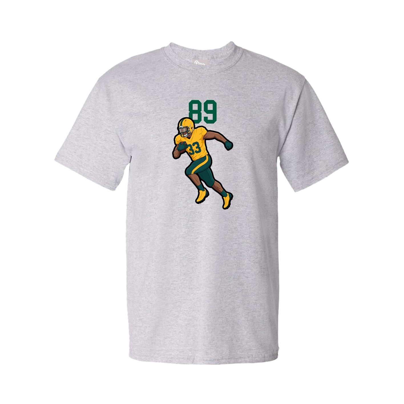 Youth Tee — Number Top in Grey