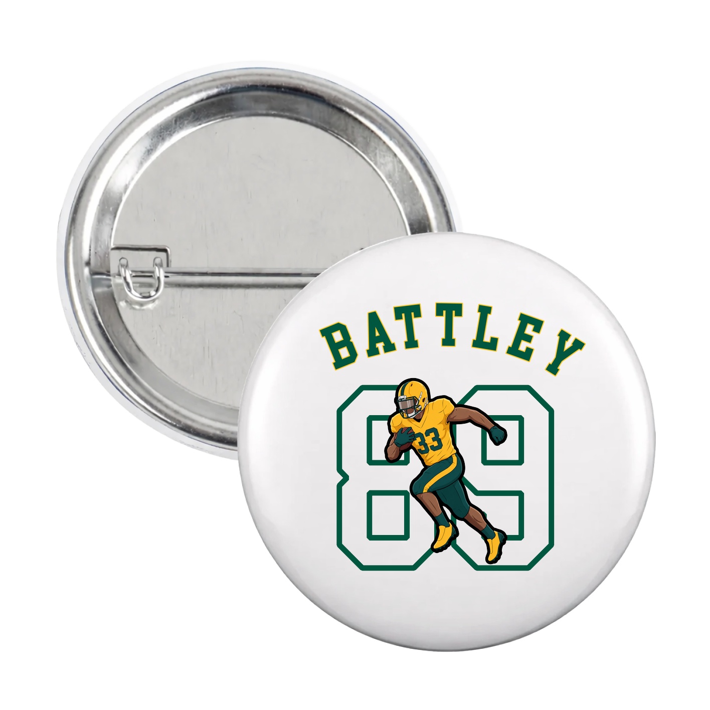 Game Day Button — Shirsey Arch in White