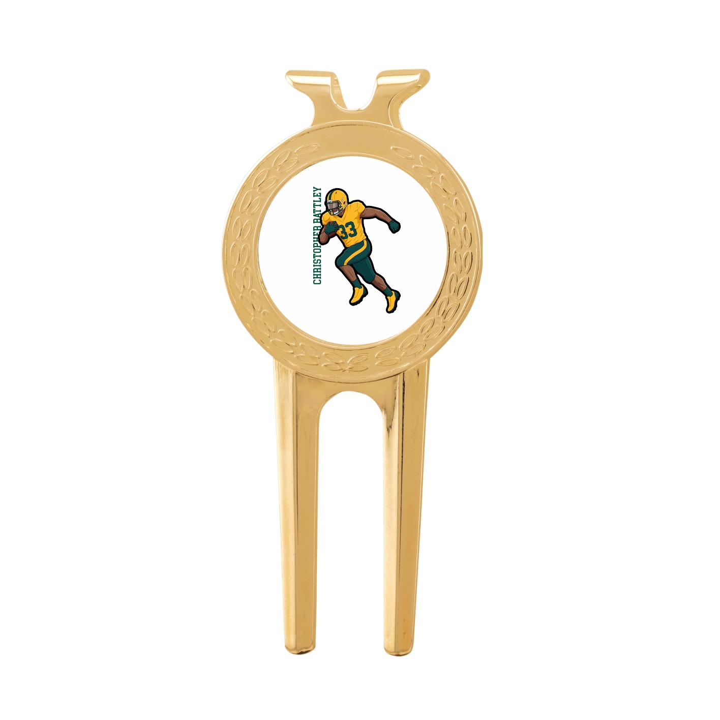Divot Tool with Ball Marker — Name Vertical in Classic