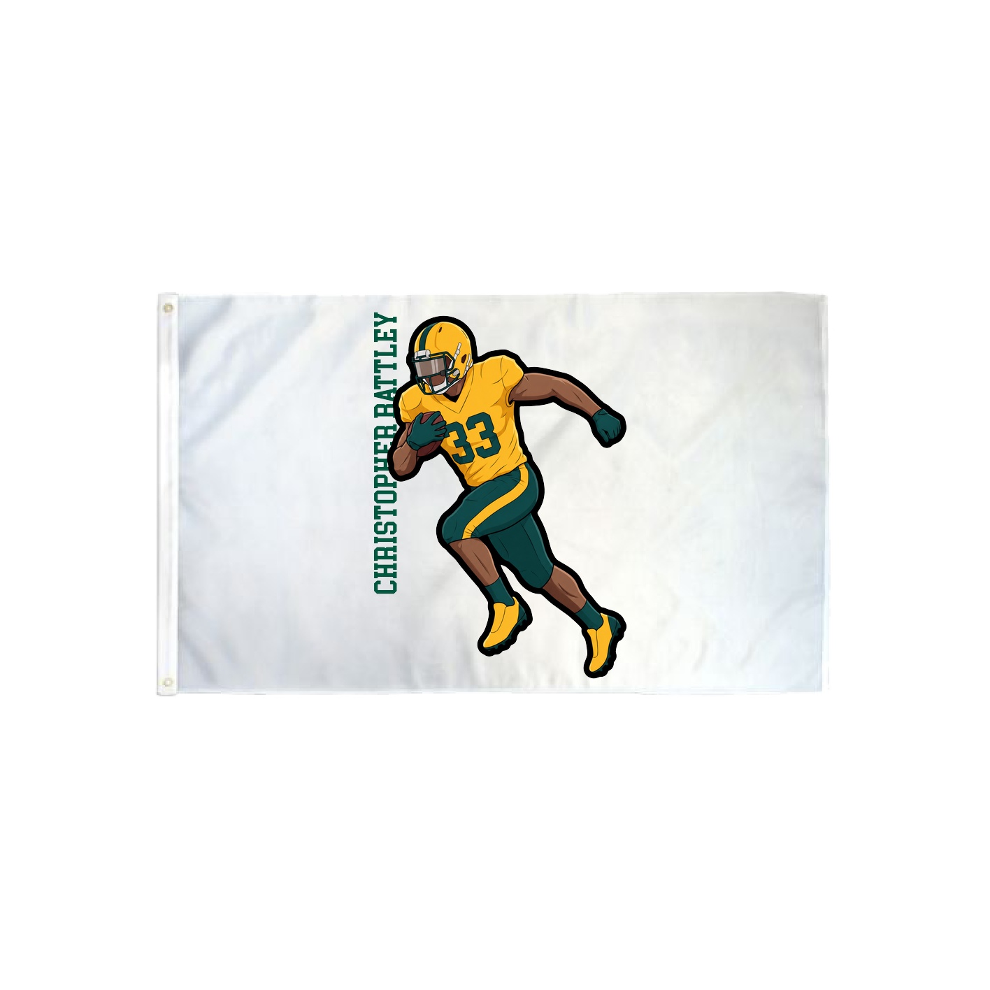 3x5 Flag — Name Vertical in Classic