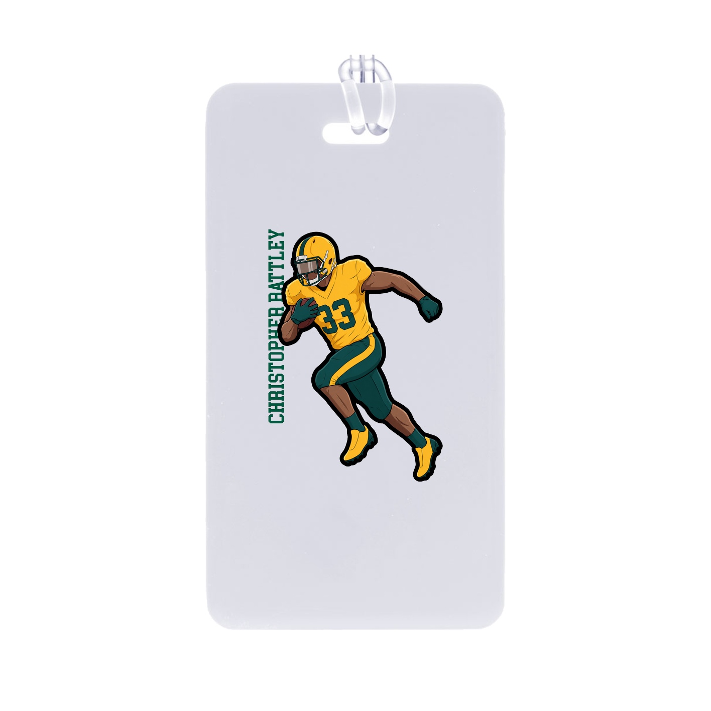 Bag Tag — Name Vertical in Classic