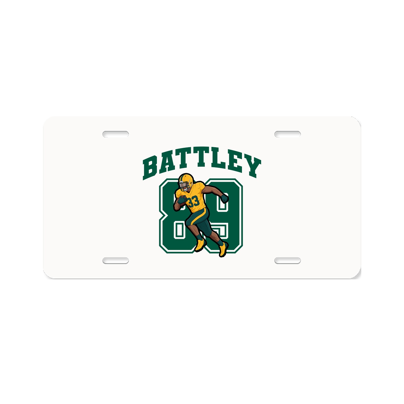 License Plate — Number in Classic