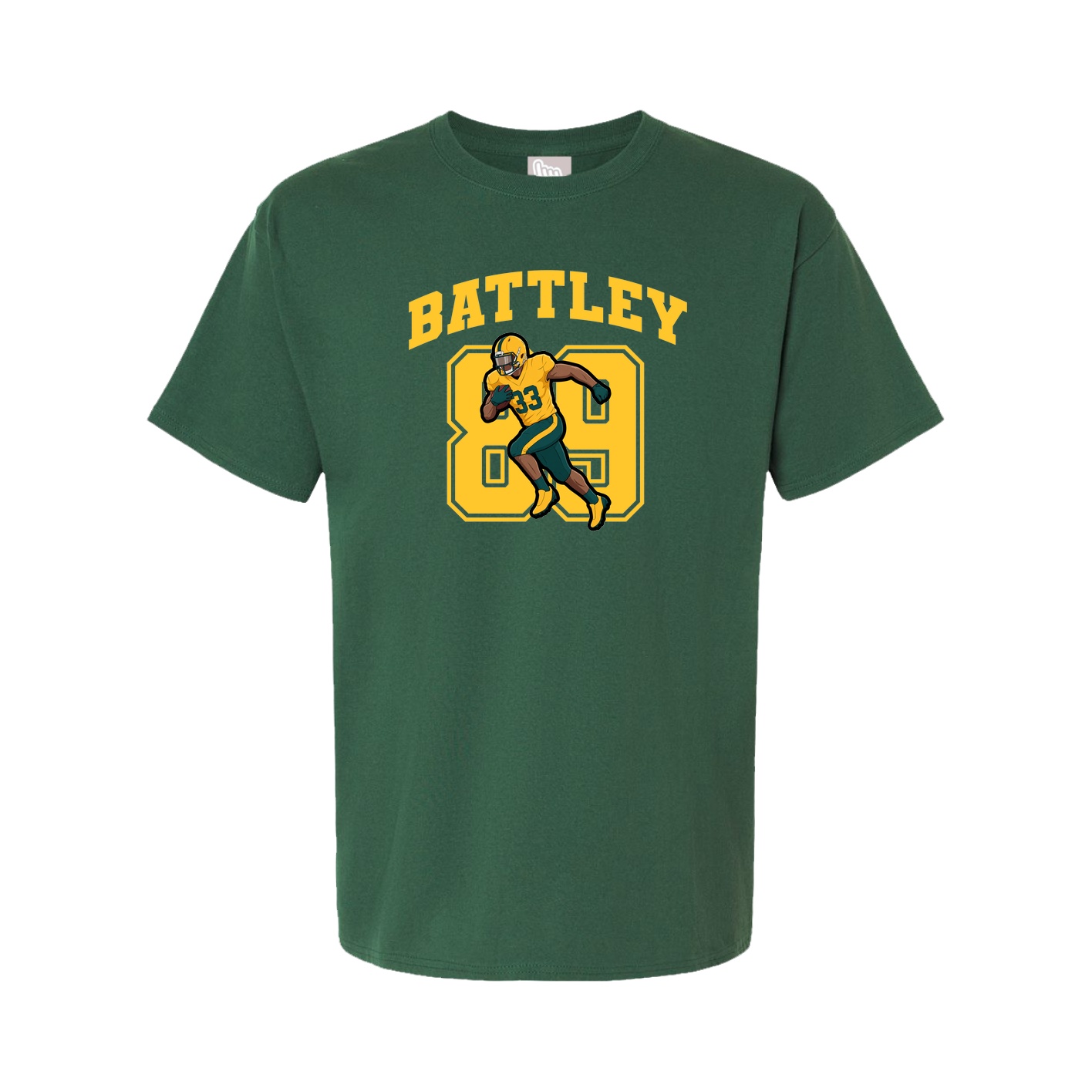 Youth Tee — Number in Green