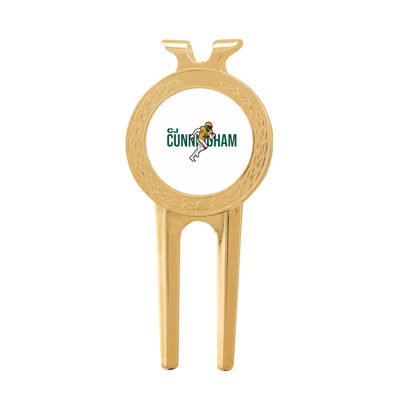 Divot Tool with Ball Marker — Player Name in Classic