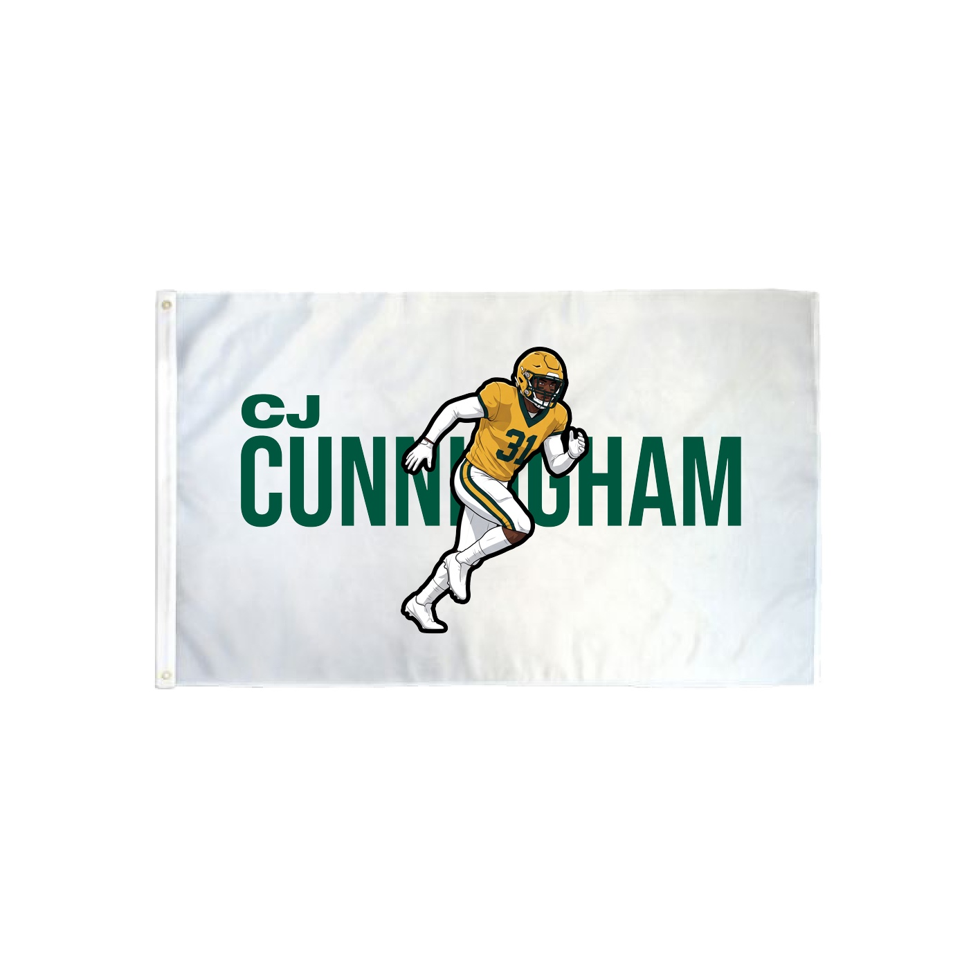3x5 Flag — Player Name in Classic