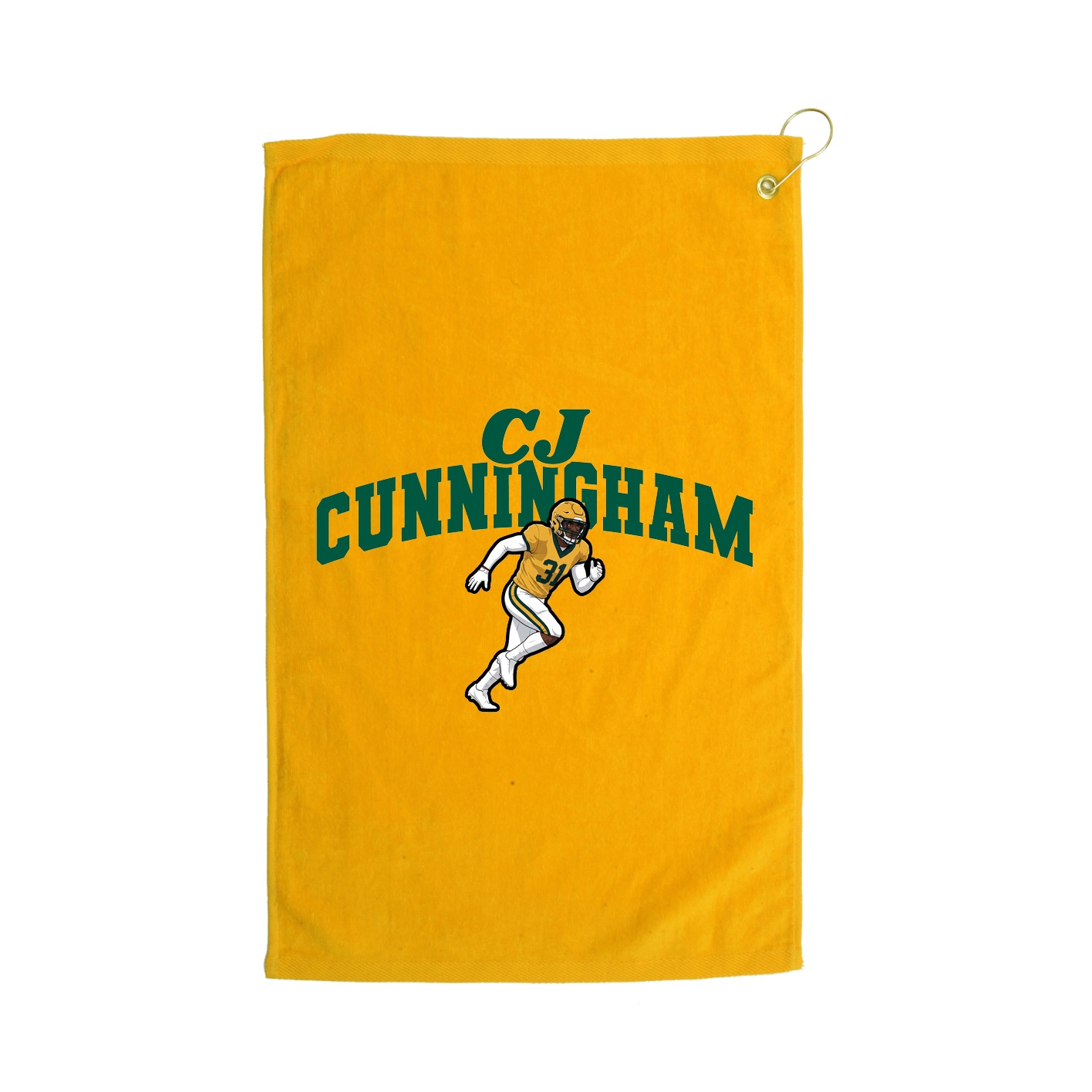 Golf Towel — Signature Arch in Gold