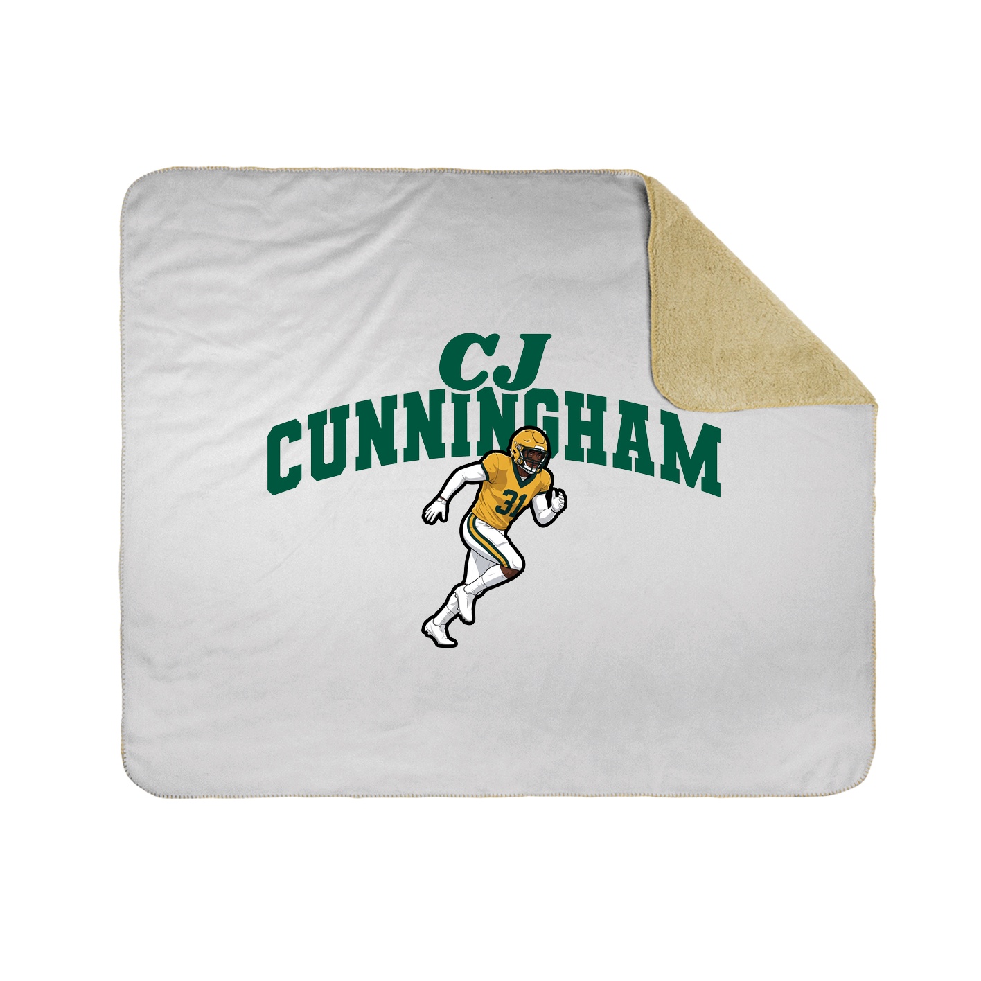 Throw Blanket — Signature Arch in White