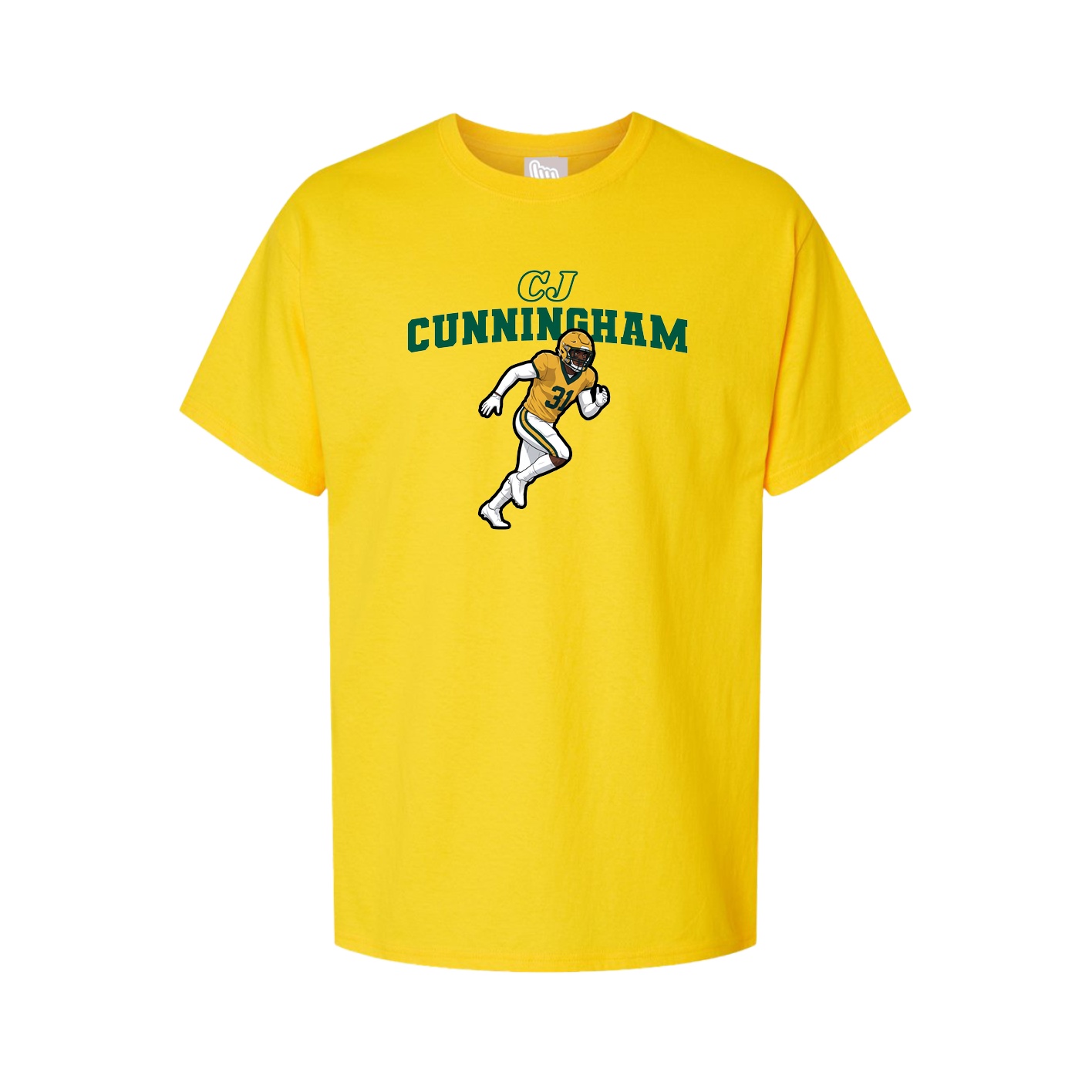 Tee — Name Arch in Gold