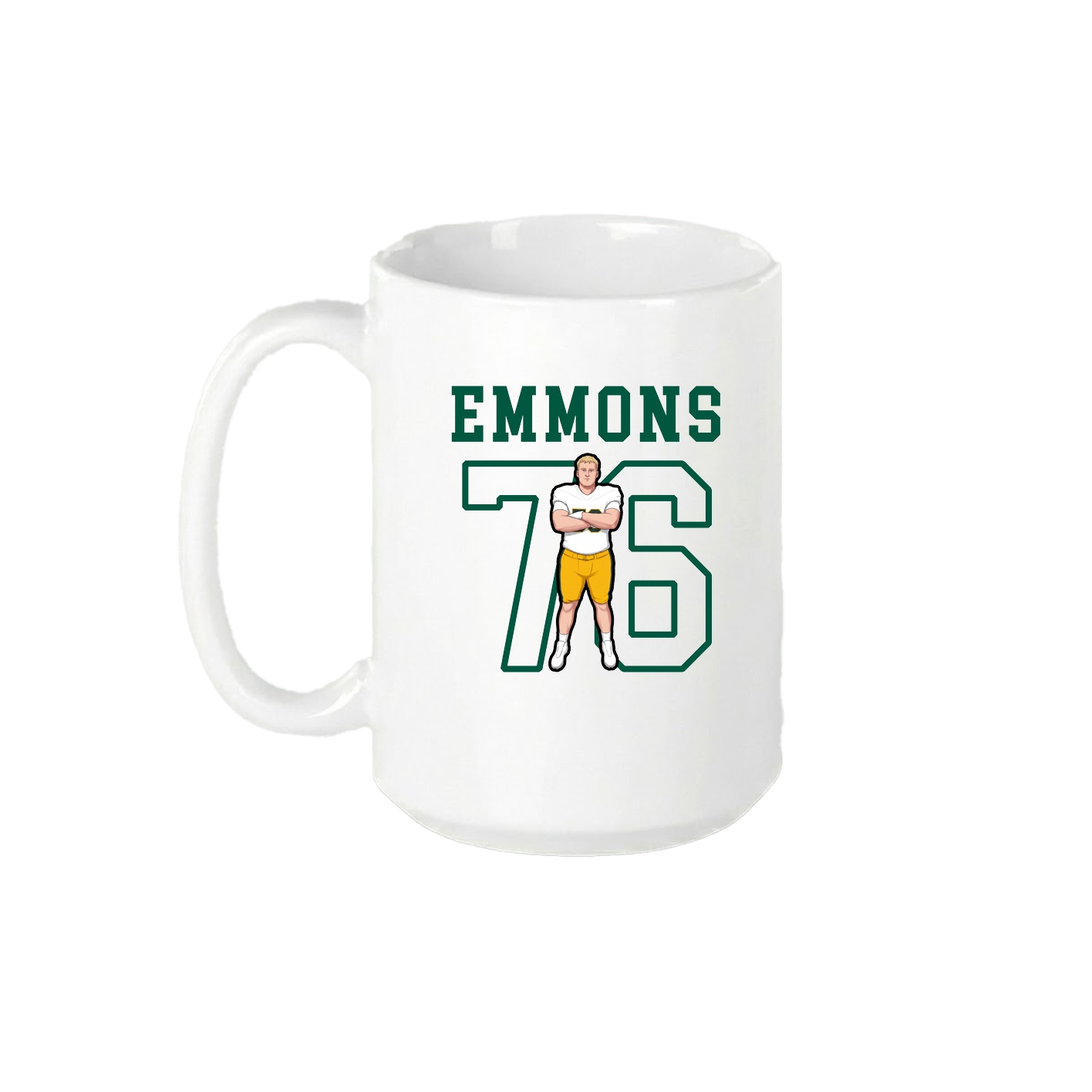 15oz Coffee Mug — Shirsey in White