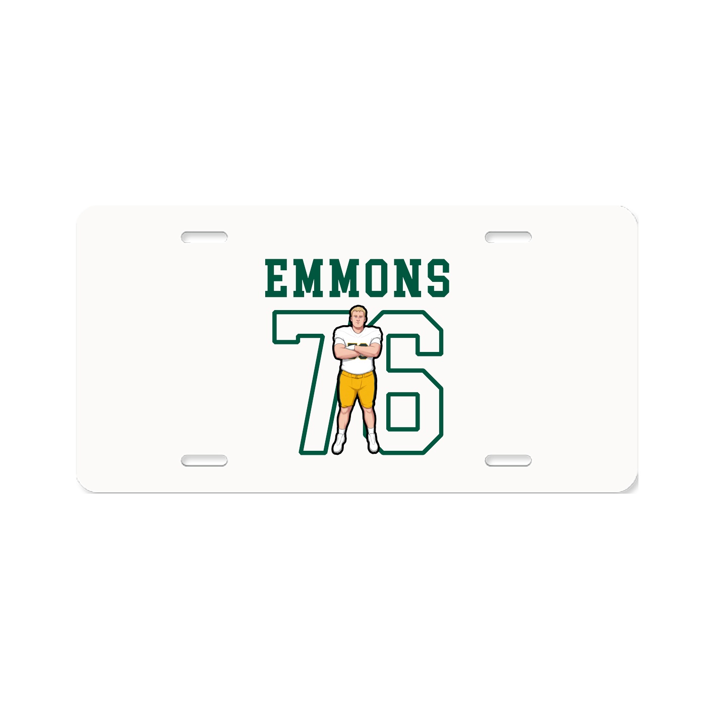 License Plate — Shirsey in Classic